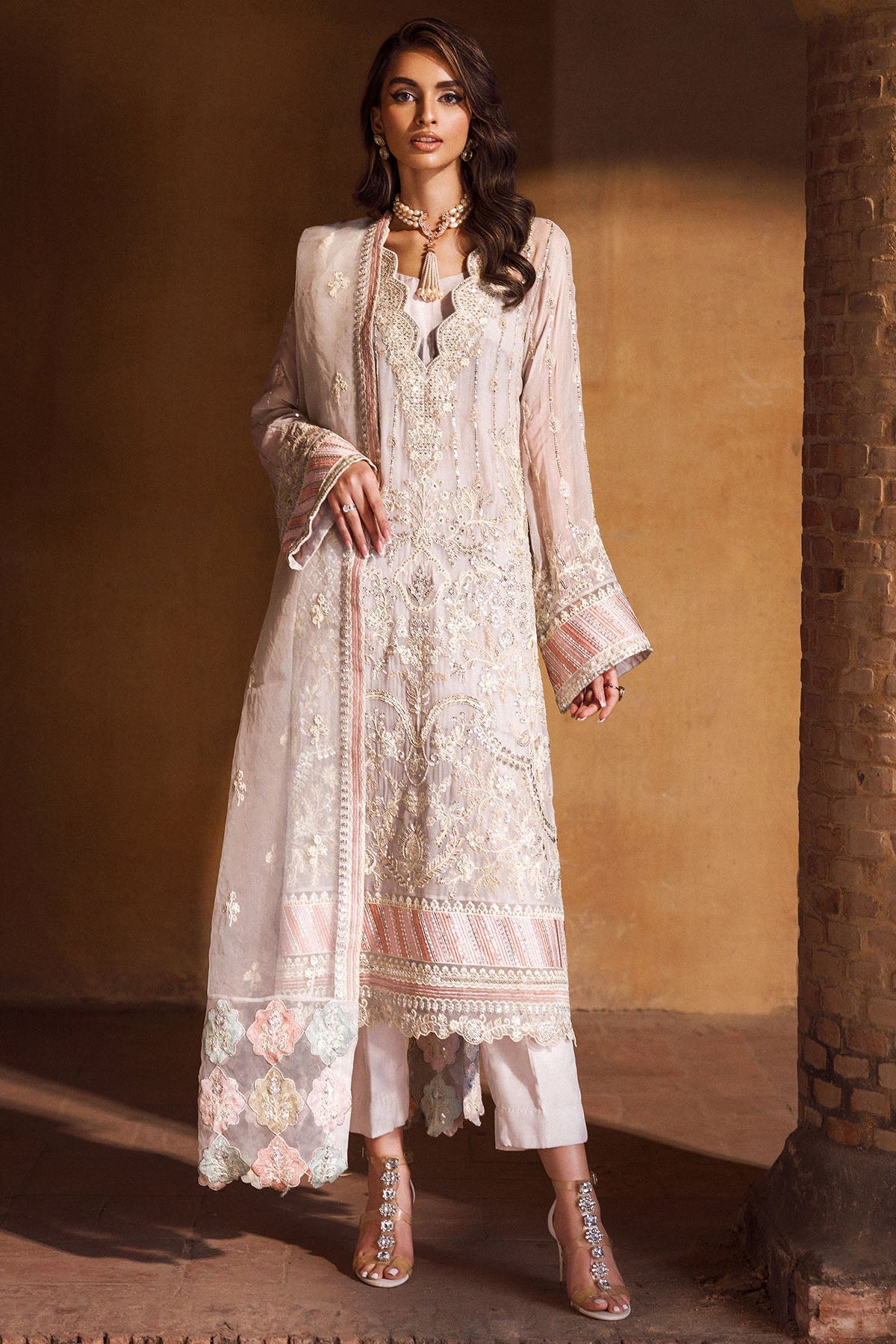 Motifz | Luxury Formal | 4127-ANMOL - Pakistani Designer Dress - by Motifz - Type : Ladies Clothes - 100% Original at Saira Sultan