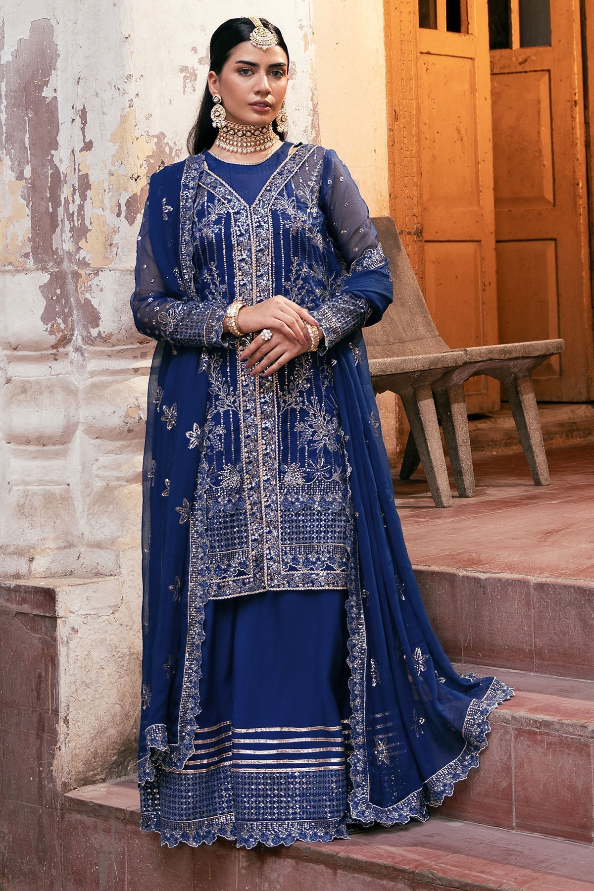 Motifz | Luxury Formal | 4813-JASMIN - Pakistani Designer Dress - by Motifz - Type : Ladies Clothes - 100% Original at Saira Sultan