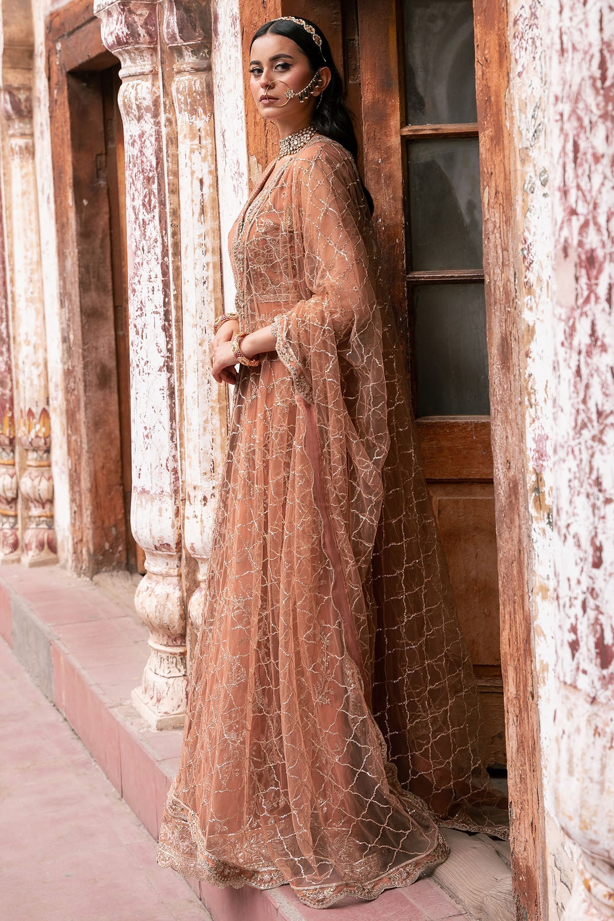 Motifz | Luxury Formal | 4820-MANHA - Pakistani Designer Dress - by Motifz - Type : Ladies Clothes - 100% Original at Saira Sultan