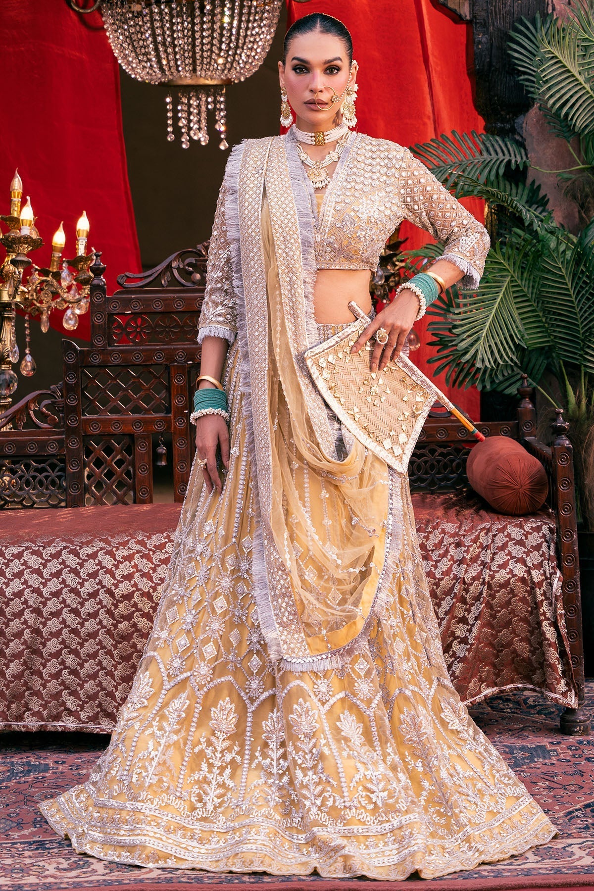 Motifz | Luxury Formal | 4826-OMAIRA - Pakistani Designer Dress - by Motifz - Type : Ladies Clothes - 100% Original at Saira Sultan