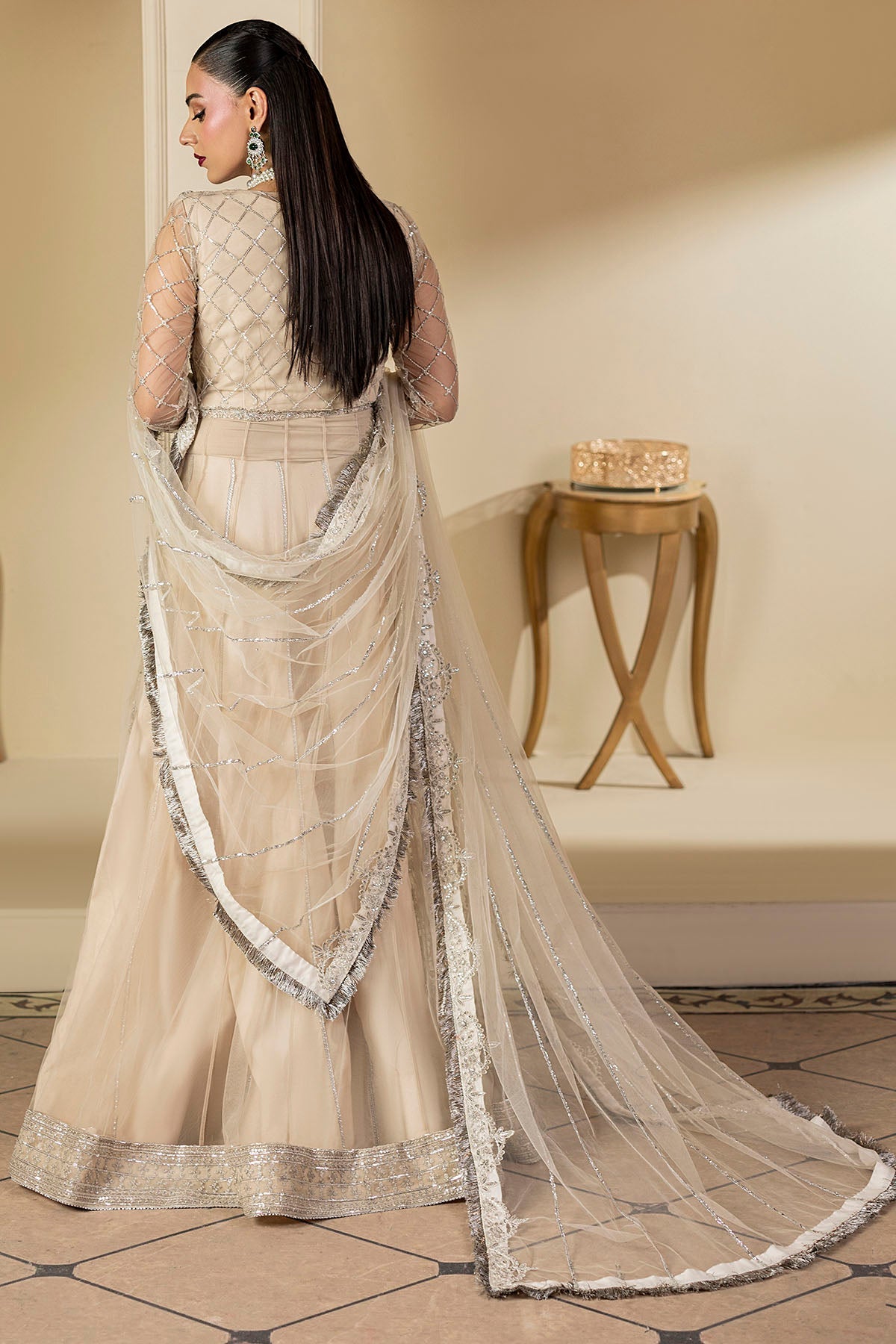 Motifz | Luxury Formal | 5131-DOVE - Pakistani Designer Dress - by Motifz - Type : Ladies Clothes - 100% Original at Saira Sultan