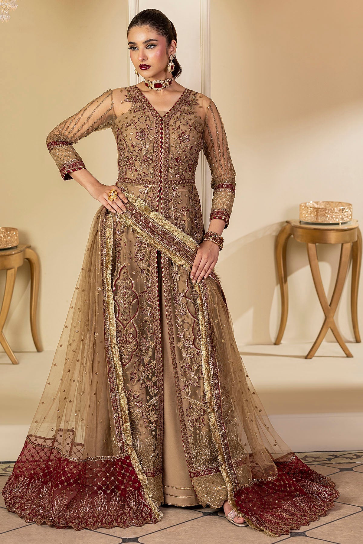 Motifz | Luxury Formal | 5132-MYLAH - Pakistani Designer Dress - by Motifz - Type : Ladies Clothes - 100% Original at Saira Sultan