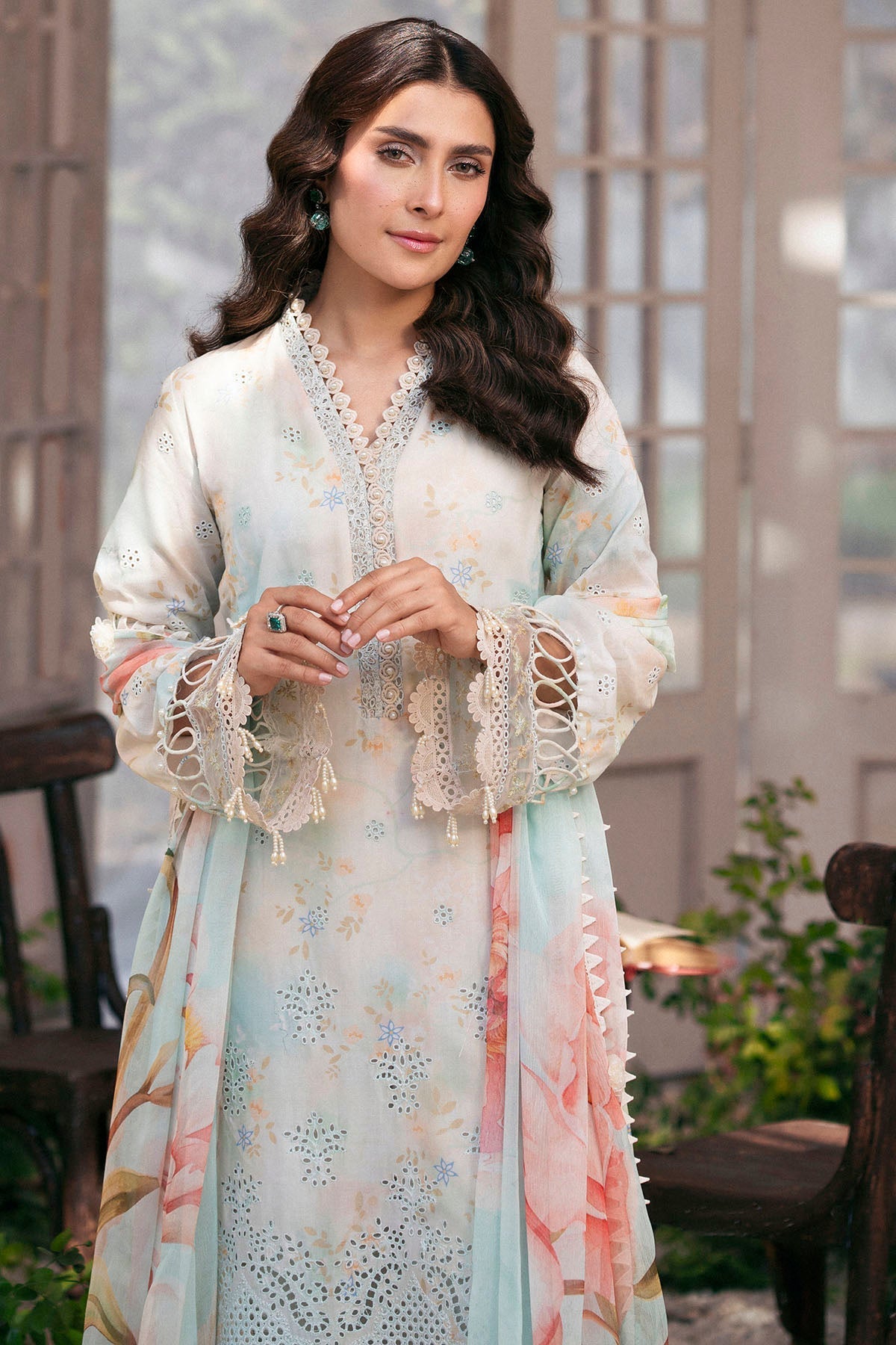 Motifz | Premium Lawn 25 | 5423-DAISY M Gray Lawn