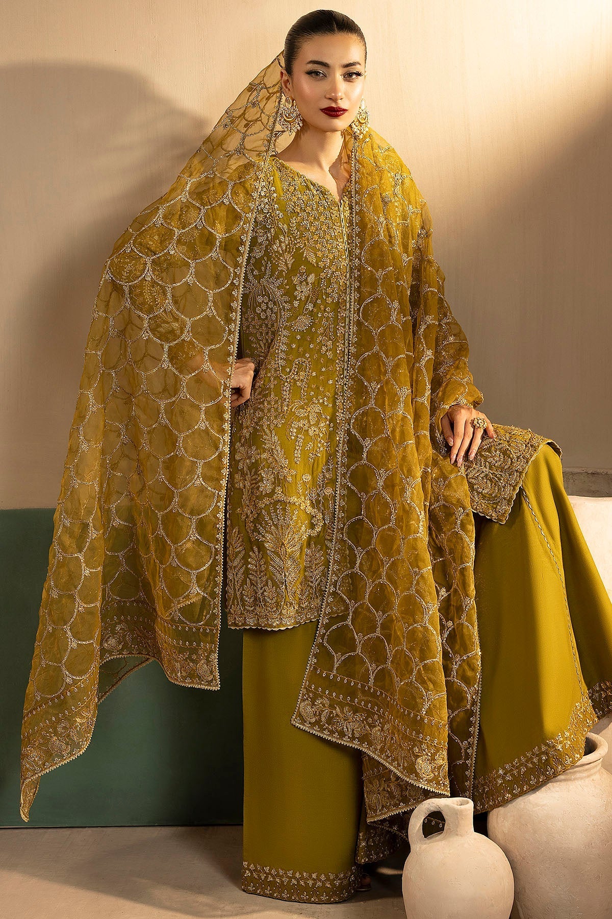 Motifz | Luxury Formal | 5577-ROMY - Pakistani Designer Dress - by Motifz - Type : Ladies Clothes - 100% Original at Saira Sultan