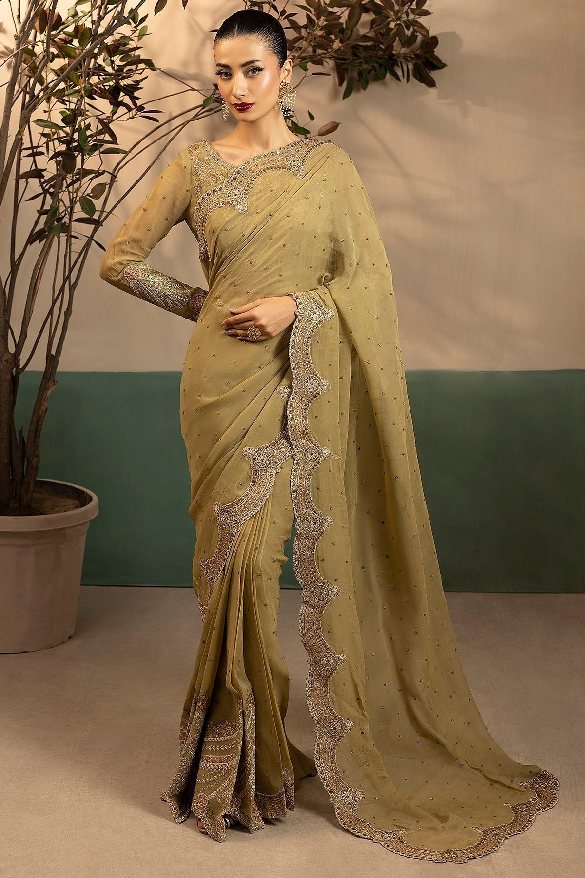 Motifz | Luxury Formal | 5580-MISSY - Pakistani Designer Dress - by Motifz - Type : Ladies Clothes - 100% Original at Saira Sultan