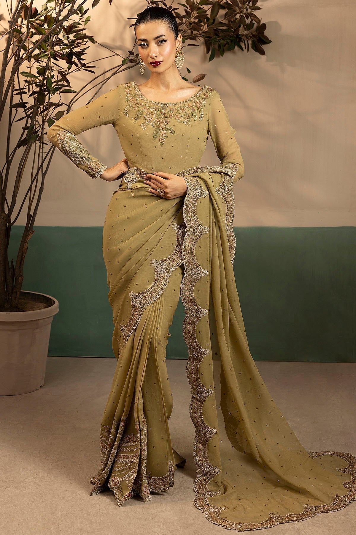 Motifz | Luxury Formal | 5580-MISSY - Pakistani Designer Dress - by Motifz - Type : Ladies Clothes - 100% Original at Saira Sultan