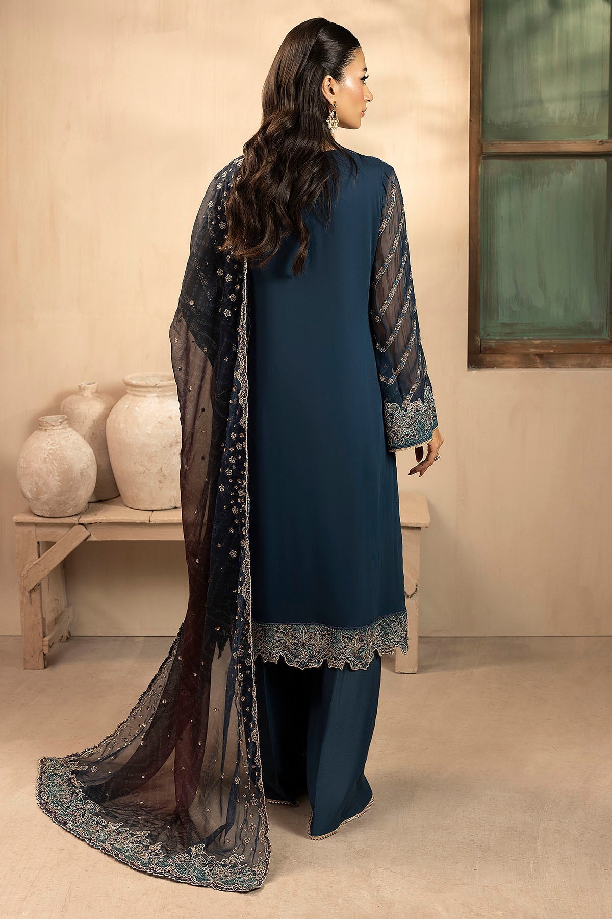 Motifz | Luxury Formal | 5581-DELLA - Pakistani Designer Dress - by Motifz - Type : Ladies Clothes - 100% Original at Saira Sultan
