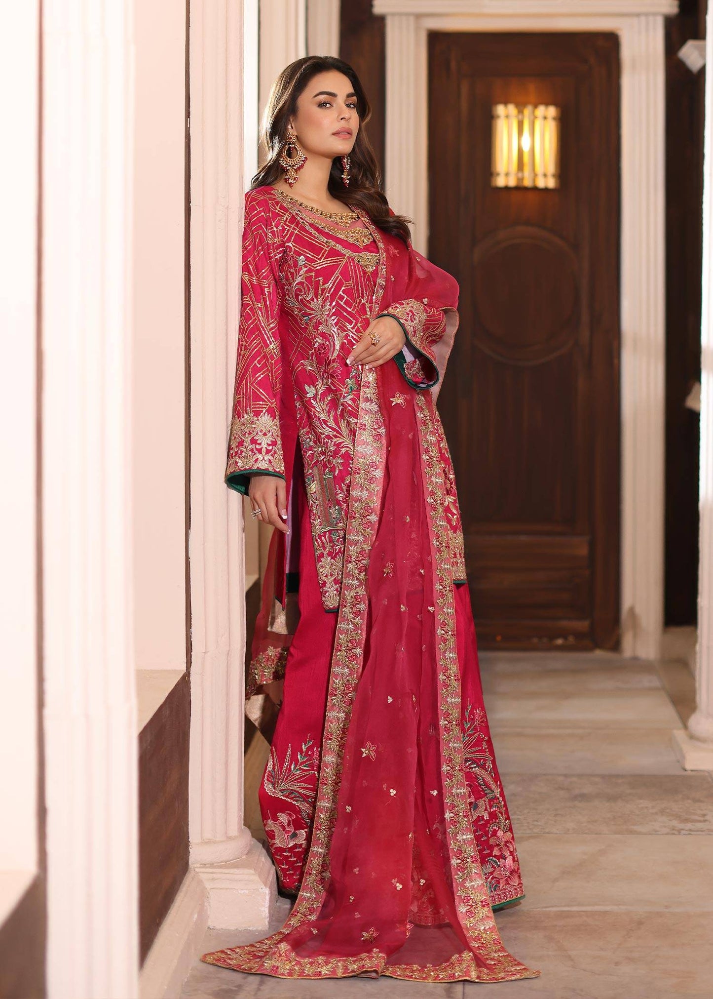 Waqas Shah | Meh-E-Nur | TOPAZ - Pakistani Designer Dress - by Waqas Shah | Type: Bridal - 100% Original at Saira Sultan