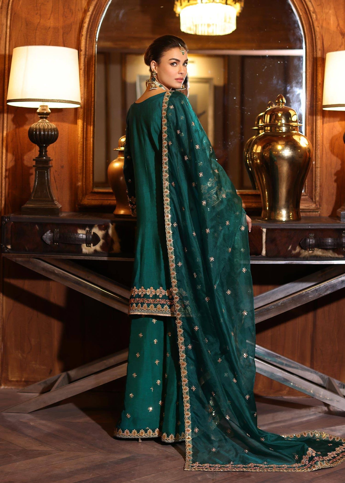 Waqas Shah | Meh-E-Nur | DAYLILLY - Pakistani Designer Dress - by Waqas Shah | Type: Bridal - 100% Original at Saira Sultan