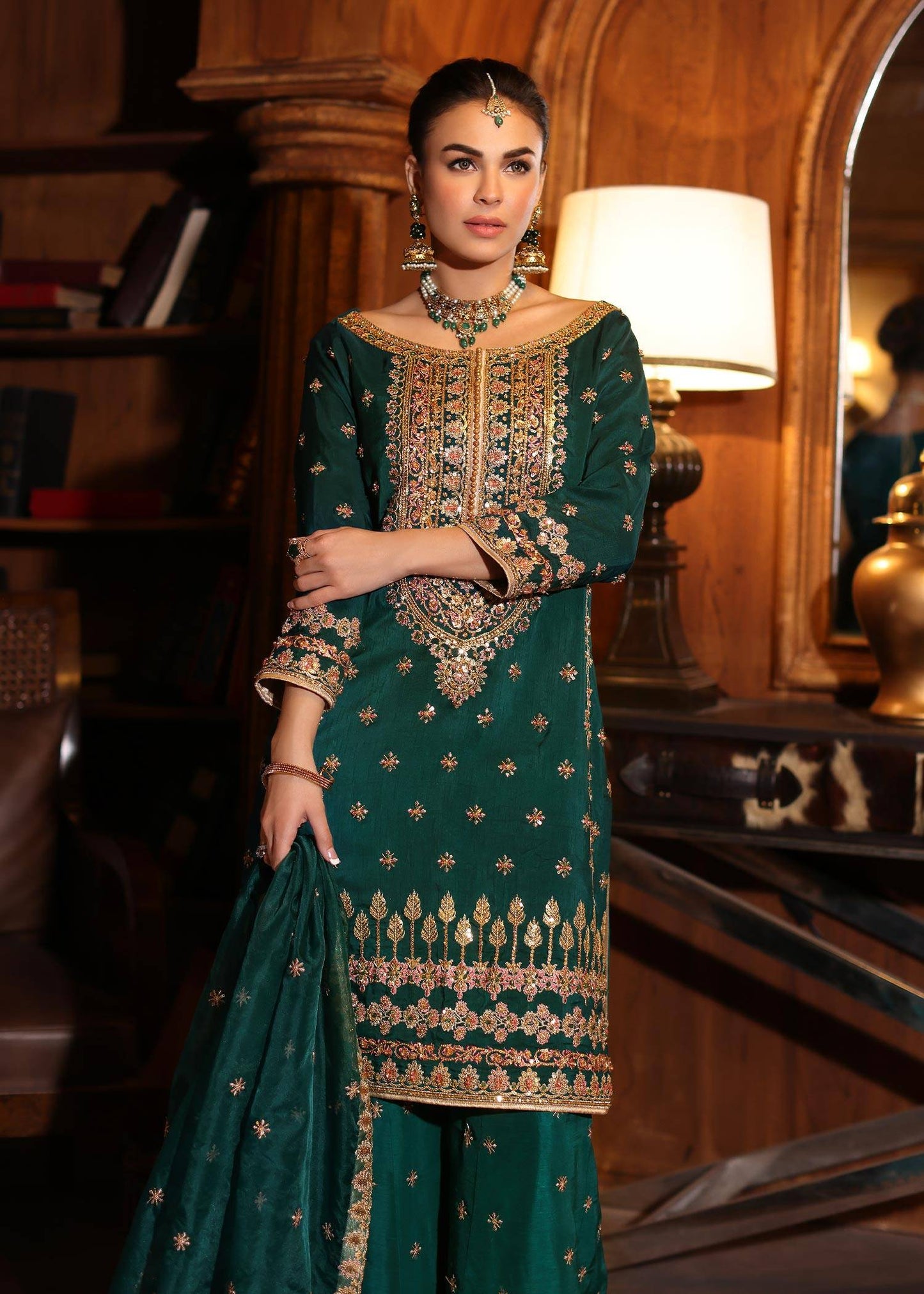 Waqas Shah | Meh-E-Nur | DAYLILLY - Pakistani Designer Dress - by Waqas Shah | Type: Bridal - 100% Original at Saira Sultan