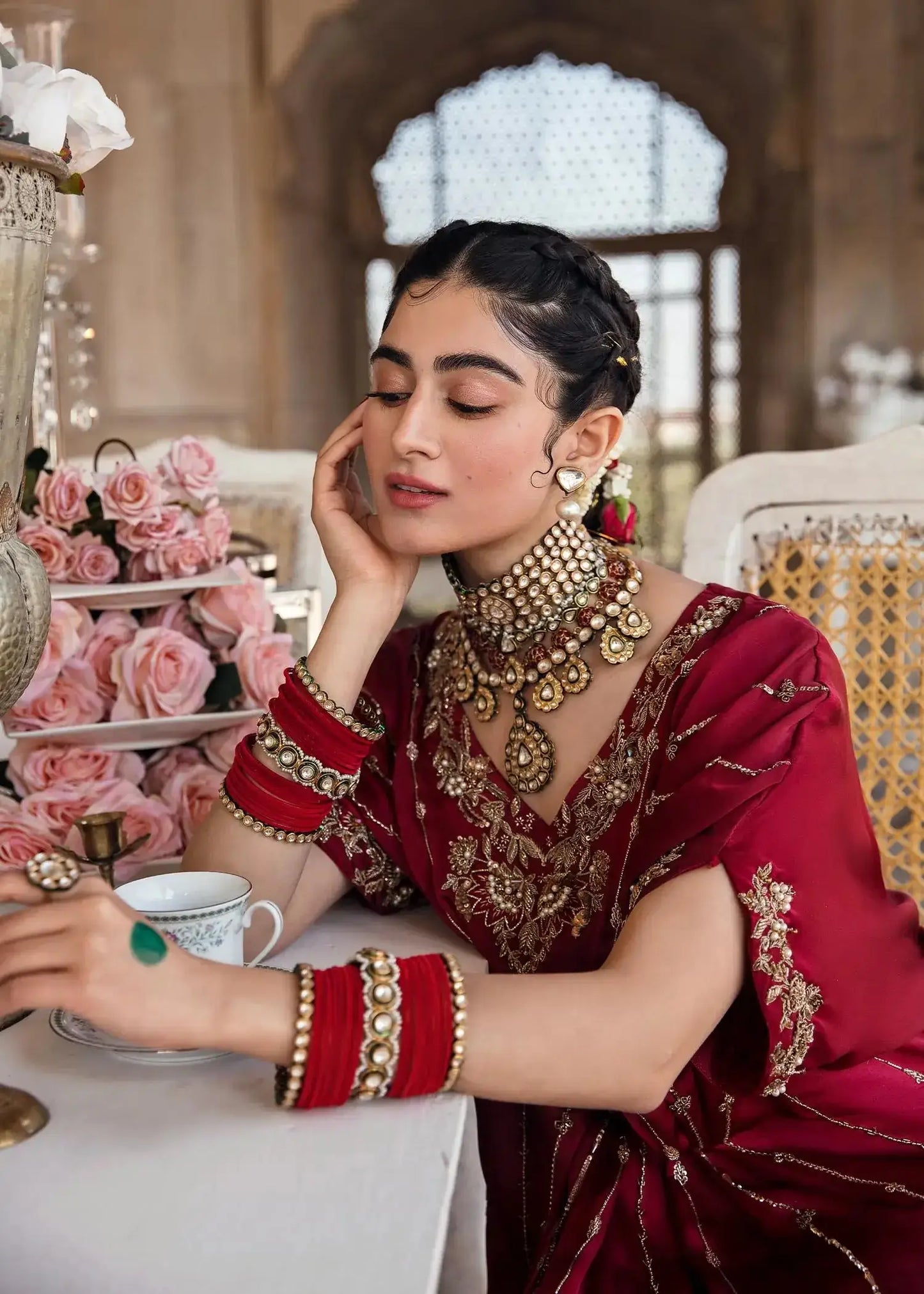 Mahum Asad | Gul Posh Luxury Formals 23 | Gulaal - Pakistani Designer Dress - by Mahum Asad | Type: Formal - 100% Original at Saira Sultan