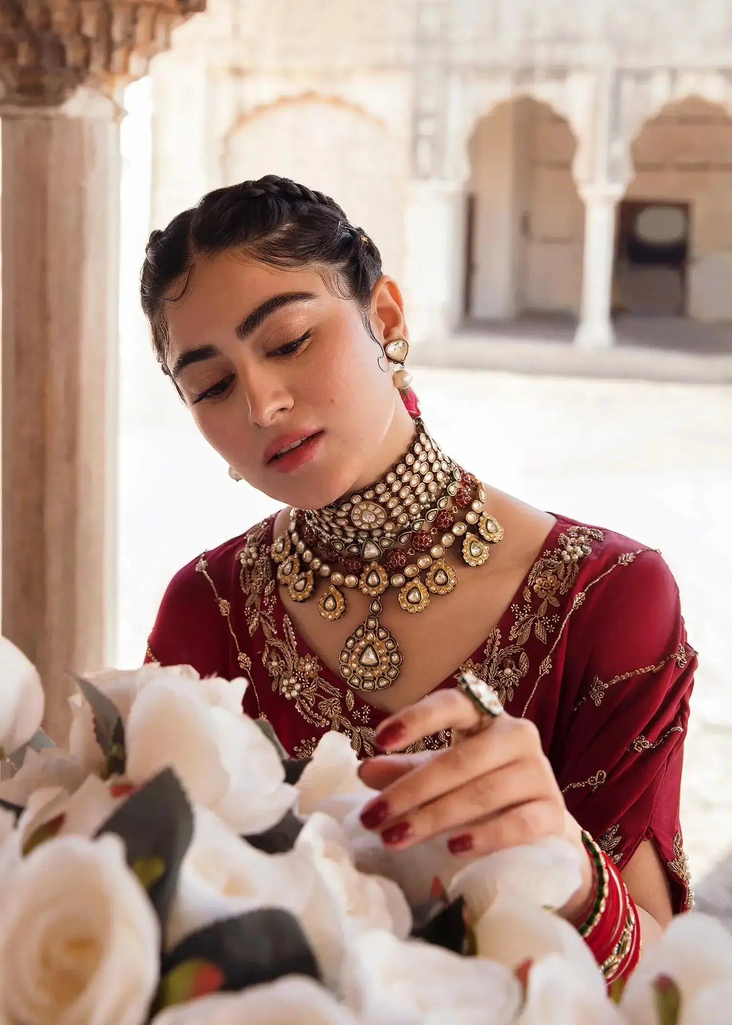 Mahum Asad | Gul Posh Luxury Formals 23 | Gulaal - Pakistani Designer Dress - by Mahum Asad | Type: Formal - 100% Original at Saira Sultan