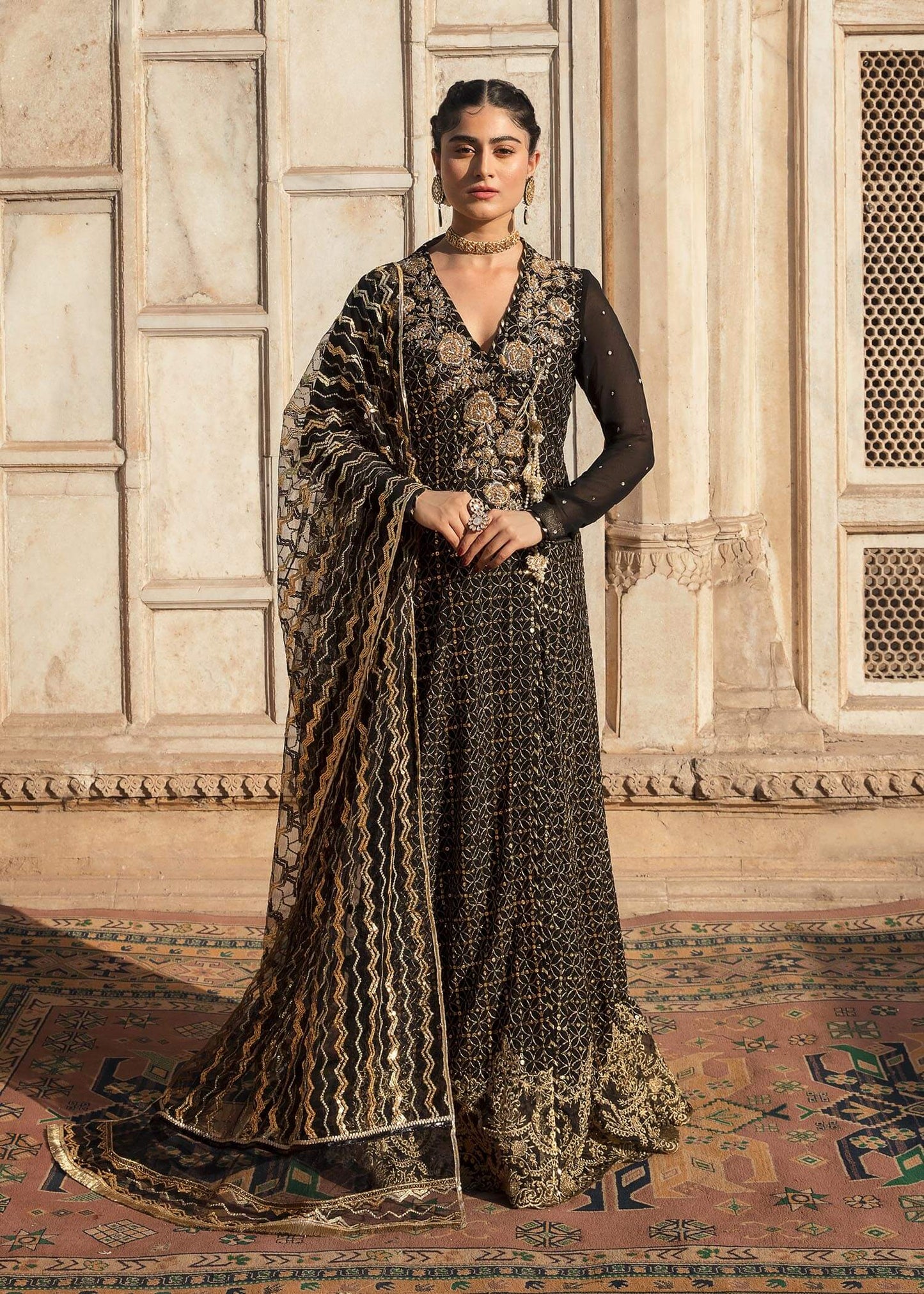 Mahum Asad | Gul Posh Luxury Formals 23 | Chiraagh - Pakistani Designer Dress - by Mahum Asad | Type: Formal - 100% Original at Saira Sultan