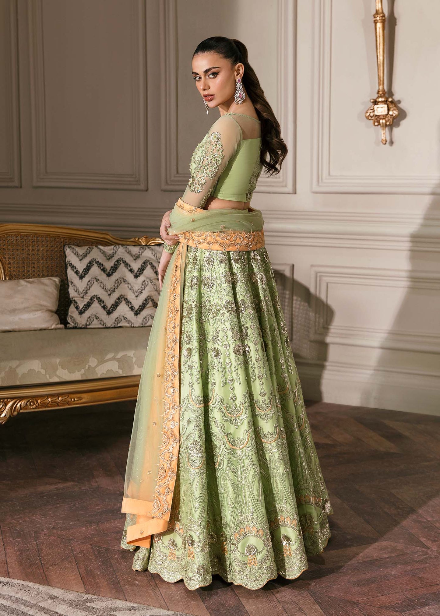 Waqas Shah | Malika - E - Elizabeth | DAISY - Pakistani Designer Dress - by Waqas Shah | Type: Formal - 100% Original at Saira Sultan