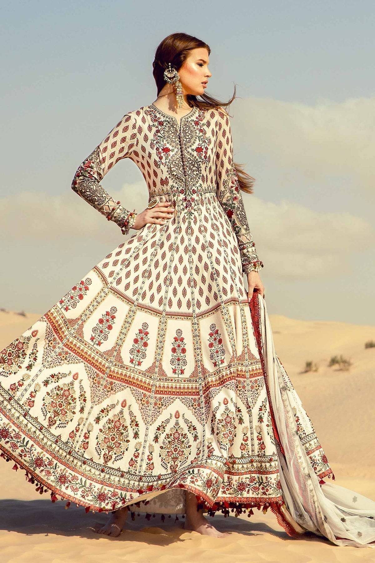 Maria B | Voyage a' Luxe Lawn | D-2413-A - Pakistani Designer Dress - by Maria B | Type: Luxury - 100% Original at Saira Sultan