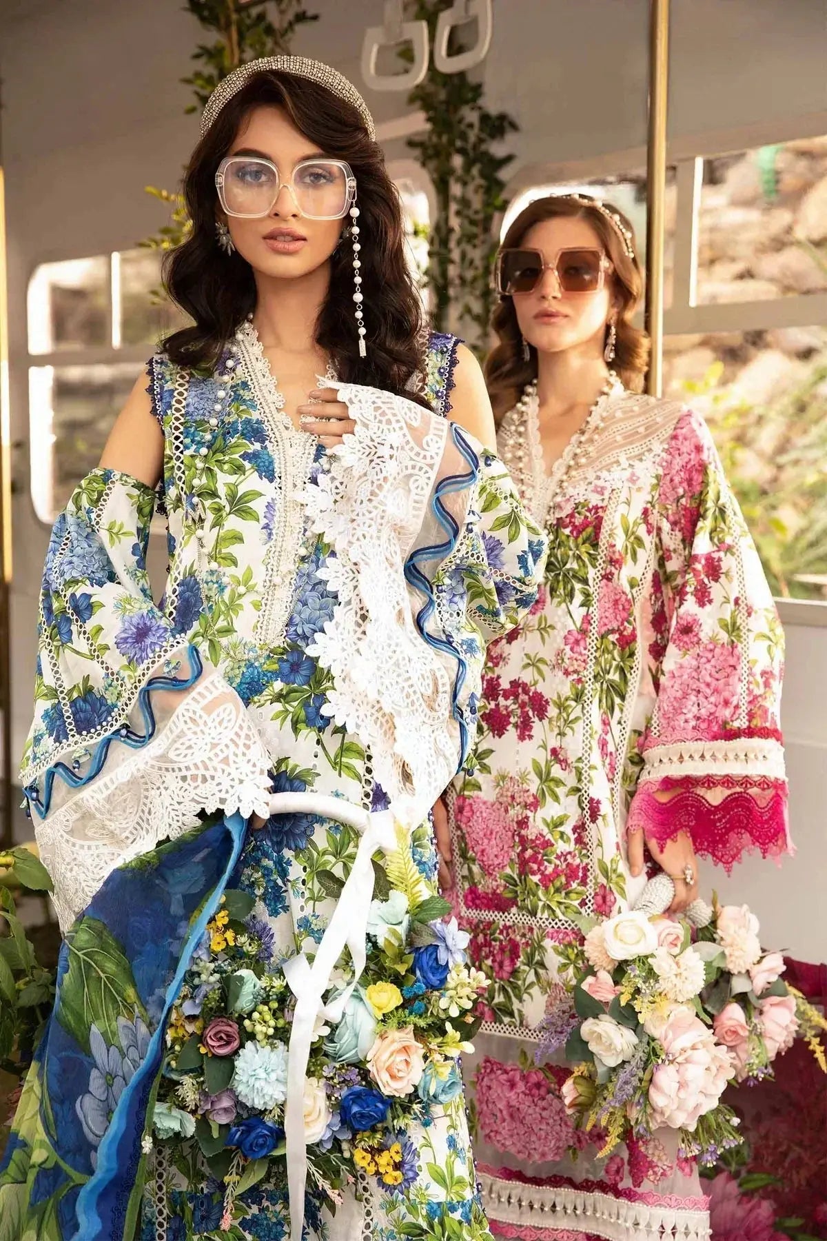Maria B | M Prints Spring 24 | MPT-2102-B - Pakistani Designer Dress - by Maria B | Type: Luxury - 100% Original at Saira Sultan