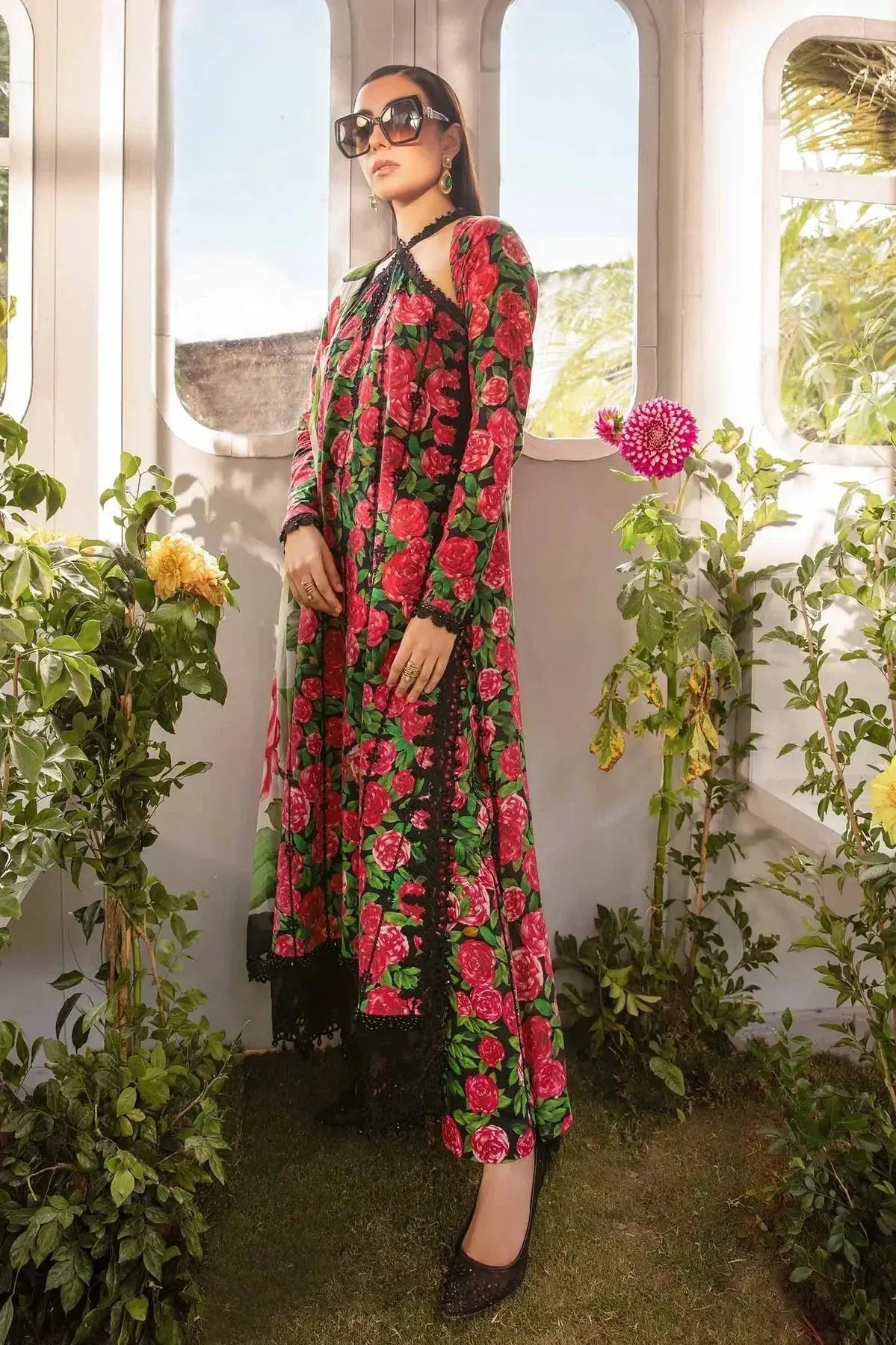 Maria B | M Prints Spring 24 | MPT-2106-B - Pakistani Designer Dress - by Maria B | Type: Luxury - 100% Original at Saira Sultan