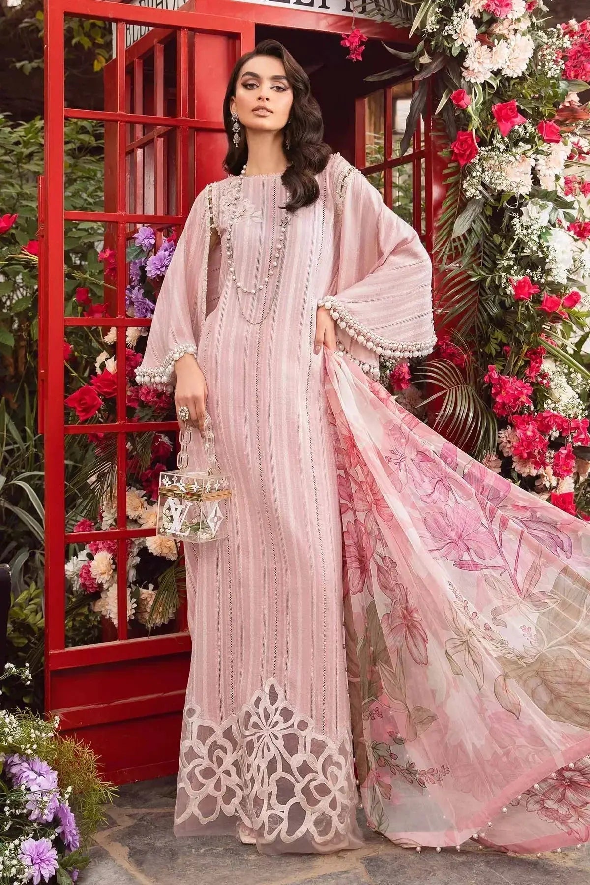 Maria B | M Prints Spring 24 | MPT-2109-B - Pakistani Designer Dress - by Maria B | Type: Luxury - 100% Original at Saira Sultan