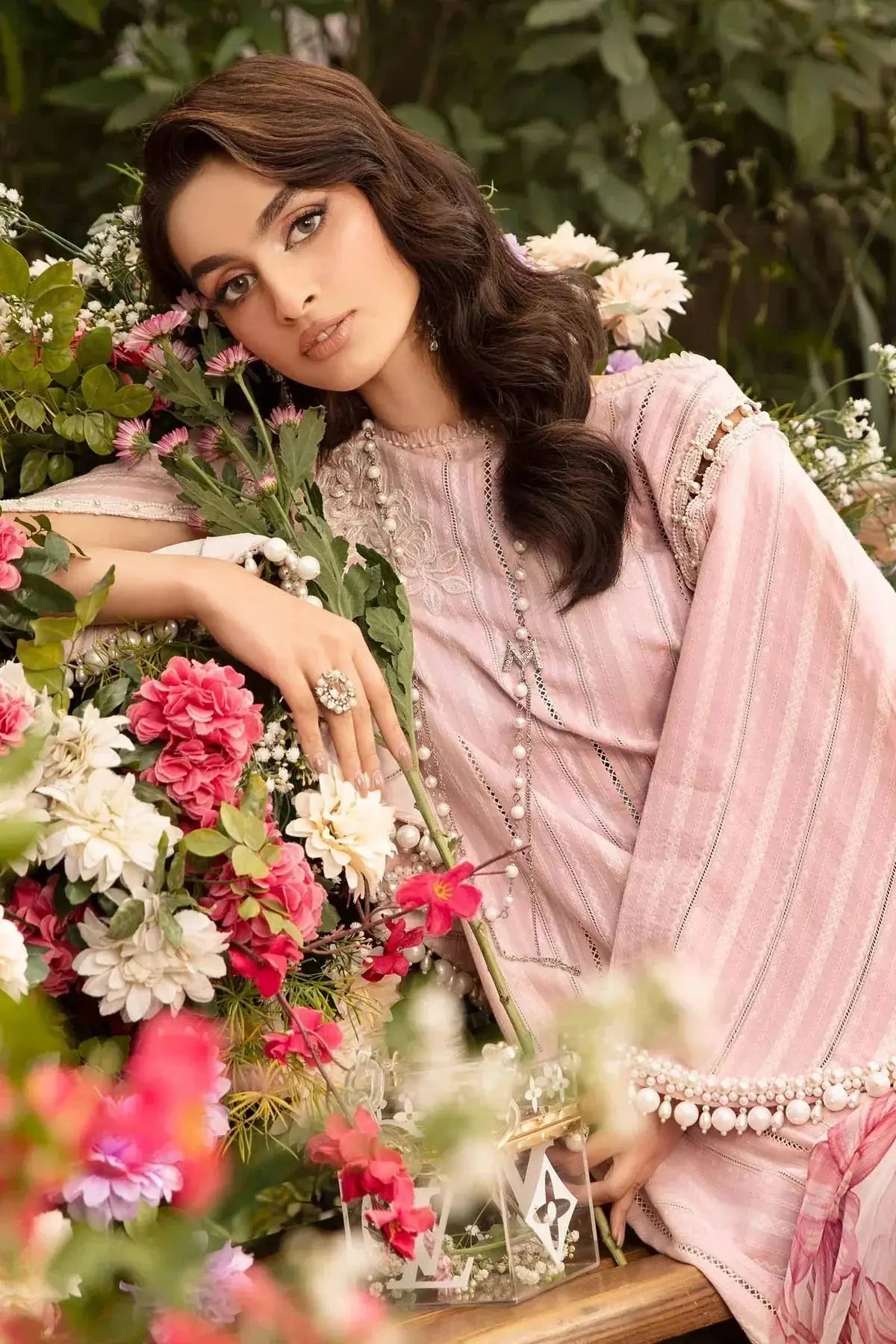 Maria B | M Prints Spring 24 | MPT-2109-B - Pakistani Designer Dress - by Maria B | Type: Luxury - 100% Original at Saira Sultan