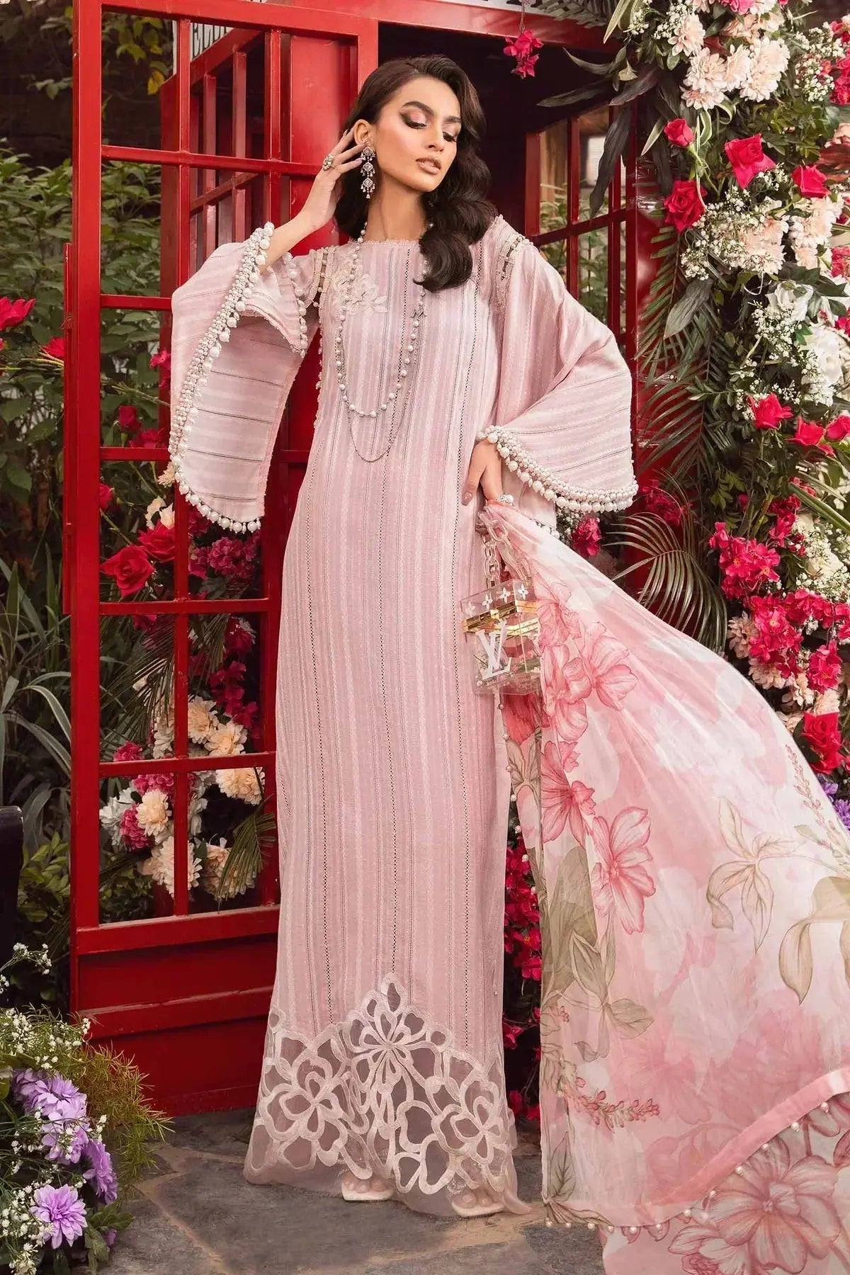 Maria B | M Prints Spring 24 | MPT-2109-B - Pakistani Designer Dress - by Maria B | Type: Luxury - 100% Original at Saira Sultan