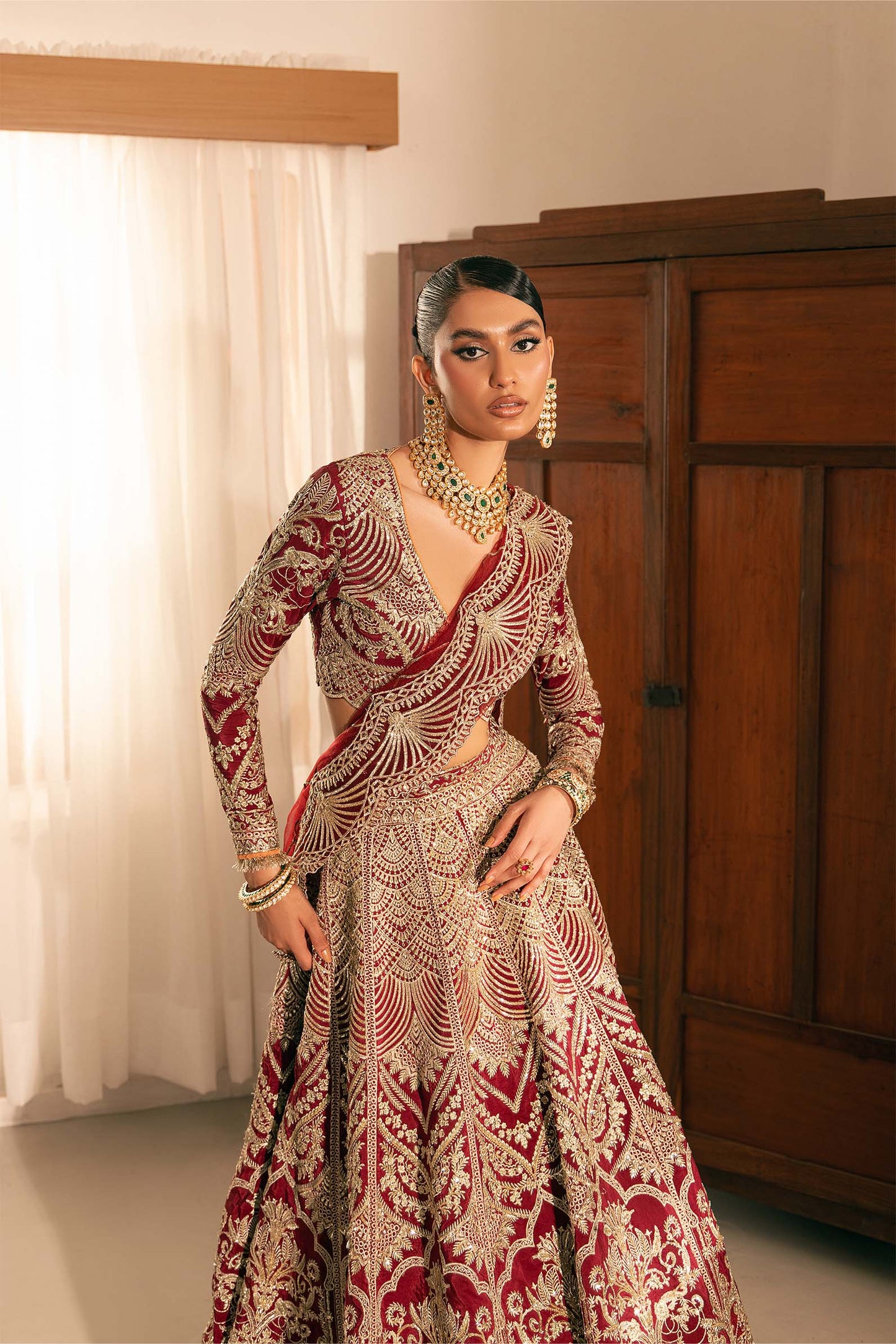 Maryam Hussain | Marwa Luxury Formals 24 | Moorni - Pakistani Designer Dress - by Maryam Hussain | Type: Ladies Clothes - 100% Original at Saira Sultan