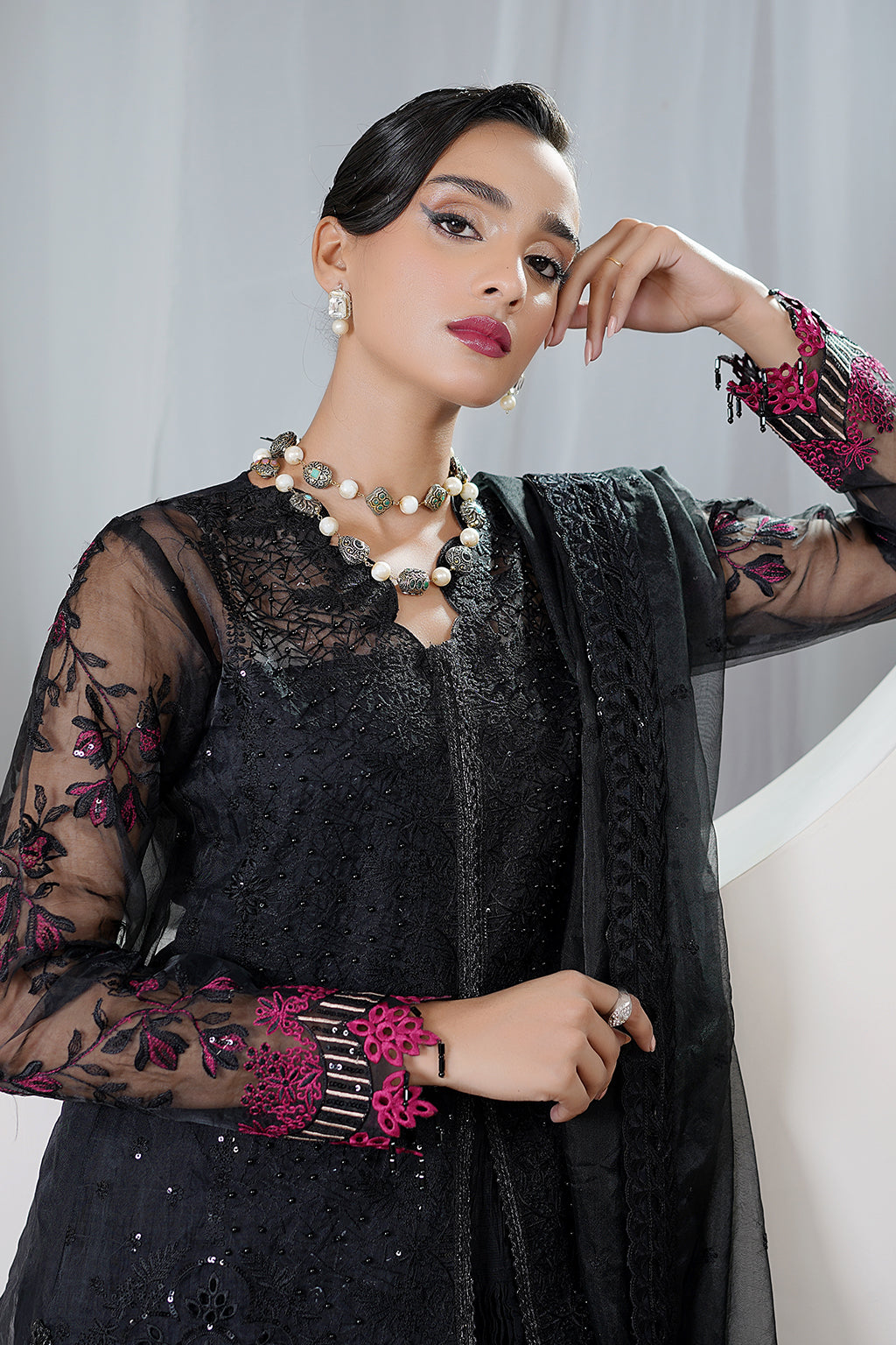 Maryams | Embellished Pret | Shanaya - Pakistani Designer Dress - by Maryams | Type: Ladies Clothes - 100% Original at Saira Sultan