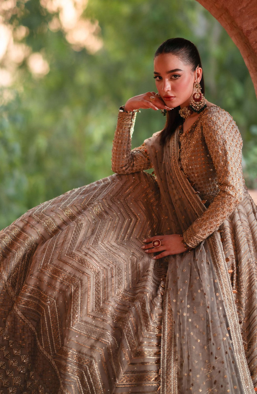 Maryum N Maria | Gul Posh Wedding Formals | SHEHAR BANO - MS40063 - Pakistani Designer Dress - by Maryum N Maria | Type: Ladies Clothes - 100% Original at Saira Sultan