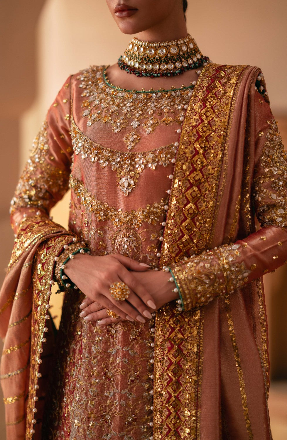 Maryum N Maria | Gul Posh Wedding Formals | ZUMANI BEGUM - MS40068 - Pakistani Designer Dress - by Maryum N Maria | Type: Ladies Clothes - 100% Original at Saira Sultan