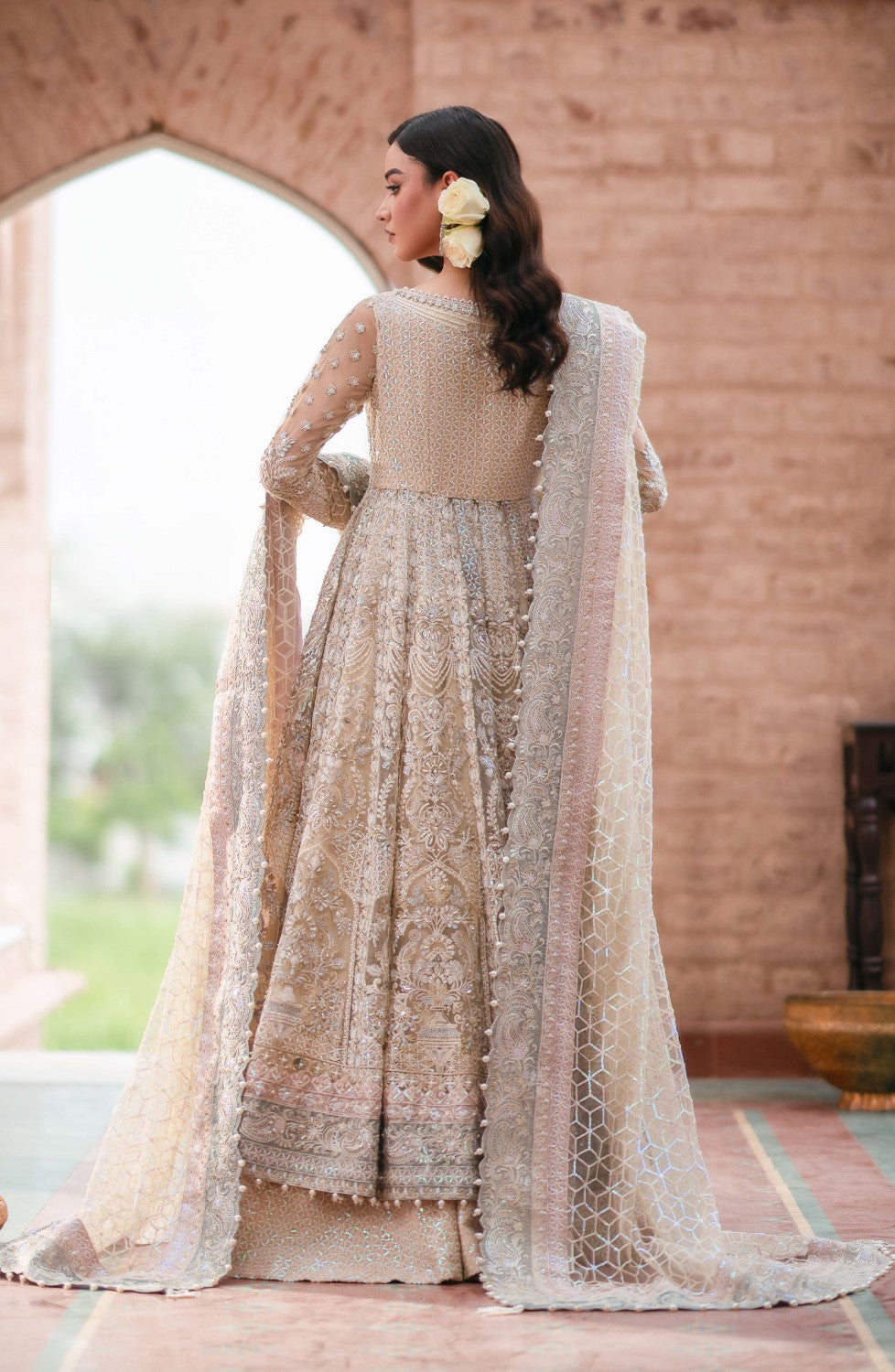 Maryum N Maria | Gul Posh Wedding Formals | ROSHANARA - MS40070 - Pakistani Designer Dress - by Maryum N Maria | Type: Ladies Clothes - 100% Original at Saira Sultan