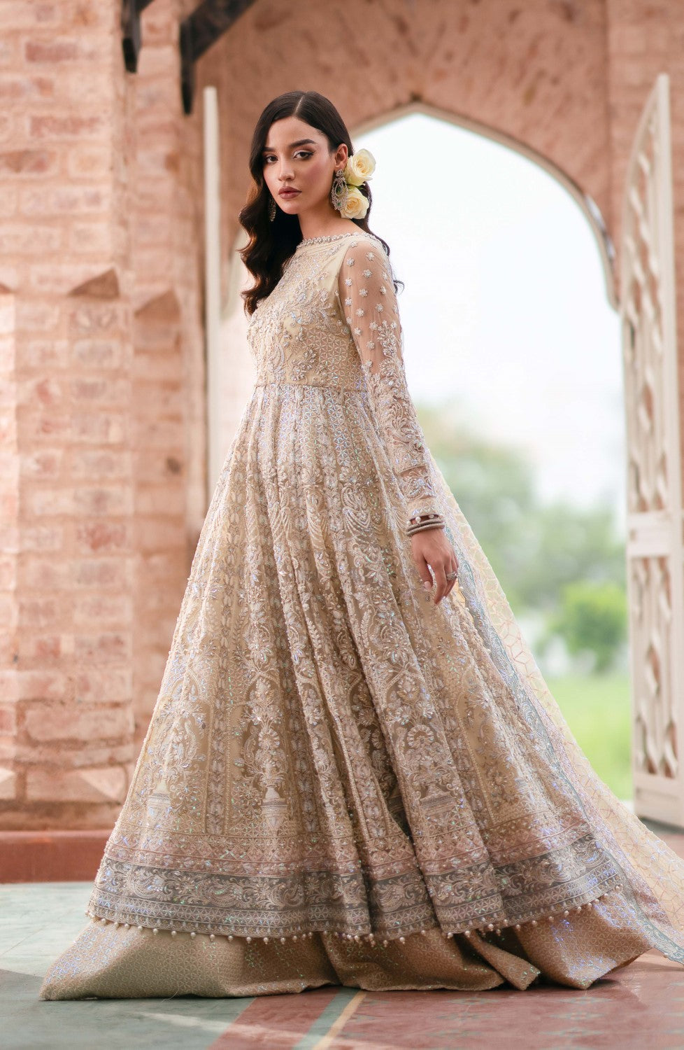 Maryum N Maria | Gul Posh Wedding Formals | ROSHANARA - MS40070 - Pakistani Designer Dress - by Maryum N Maria | Type: Ladies Clothes - 100% Original at Saira Sultan