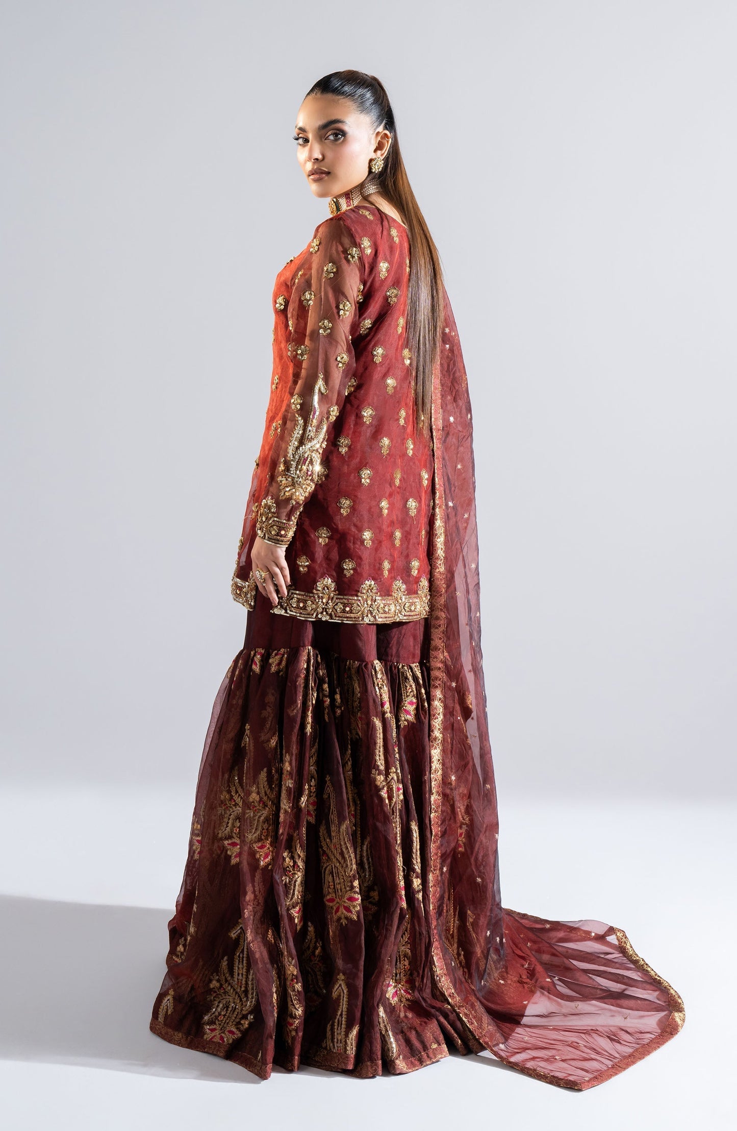 Maryum N Maria | Riwayat Wedding Formals | EROMI - MW24-553 - Pakistani Designer Dress - by Maryum N Maria | Type: Ladies Clothes - 100% Original at Saira Sultan