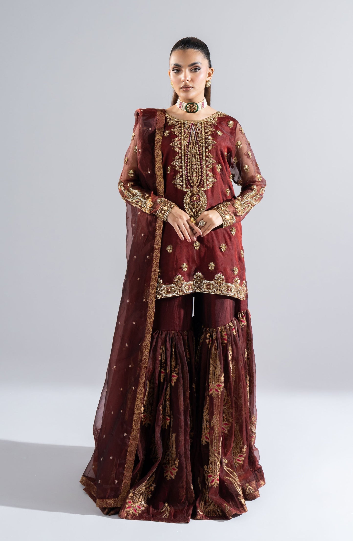 Maryum N Maria | Riwayat Wedding Formals | EROMI - MW24-553 - Pakistani Designer Dress - by Maryum N Maria | Type: Ladies Clothes - 100% Original at Saira Sultan