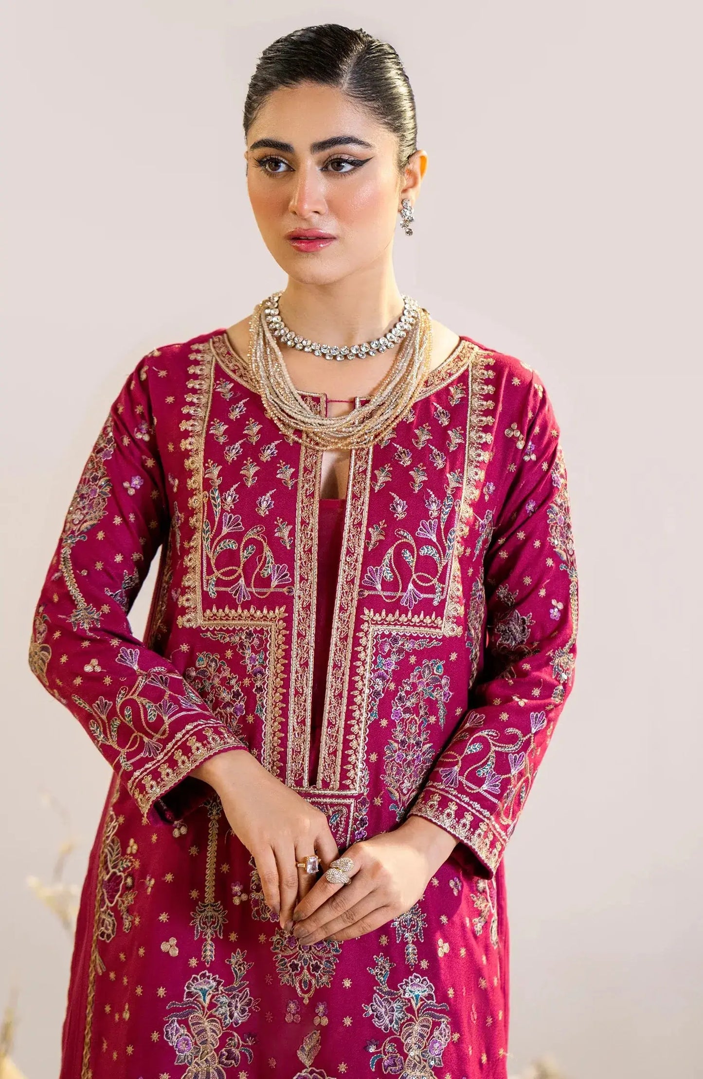 Maryum N Maria | Shehr Bano Winter 23 | KATRI MW23560 - Pakistani Designer Dress - by Maryum N Maria | Type: Luxury - 100% Original at Saira Sultan