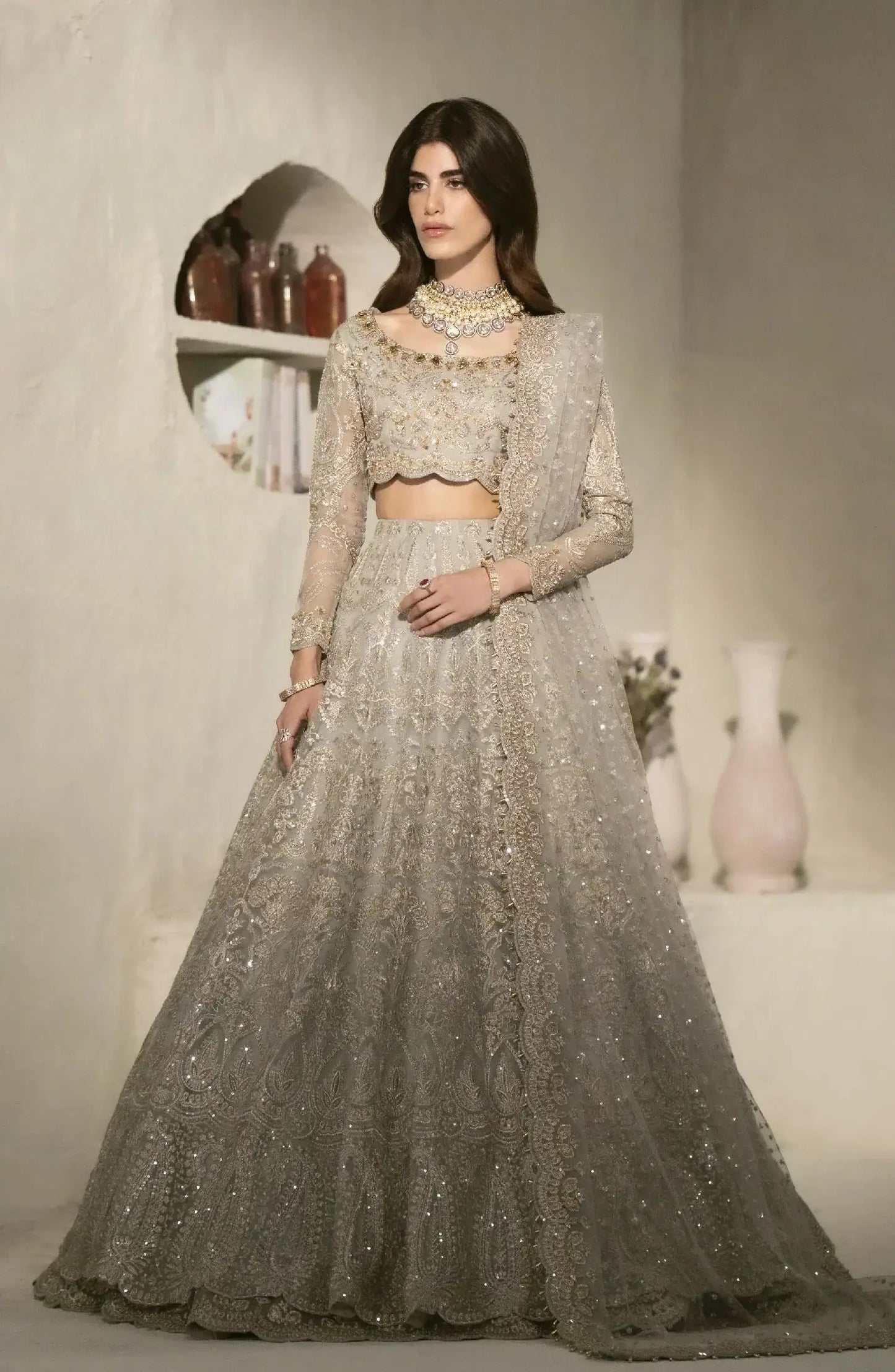 Maryum N Maria | Mehr o Maah Bridals | MW23-533-Feme - Pakistani Designer Dress - by Maryum N Maria | Type: Bridal - 100% Original at Saira Sultan
