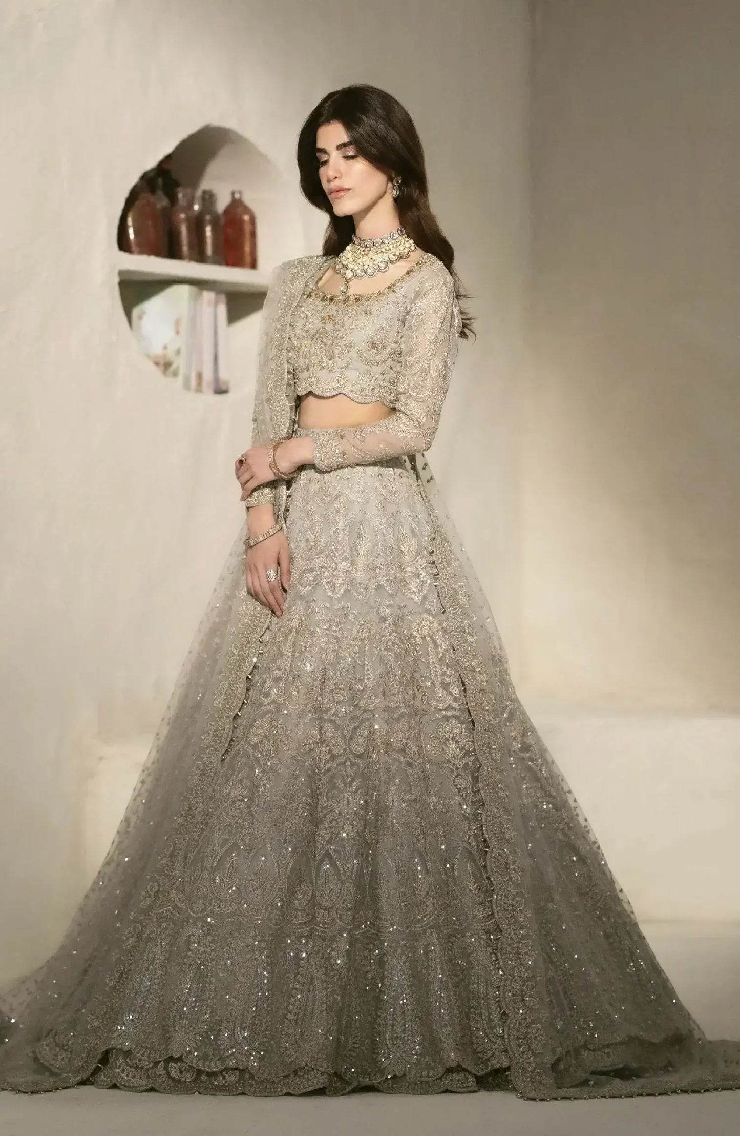 Maryum N Maria | Mehr o Maah Bridals | MW23-533-Feme - Pakistani Designer Dress - by Maryum N Maria | Type: Bridal - 100% Original at Saira Sultan