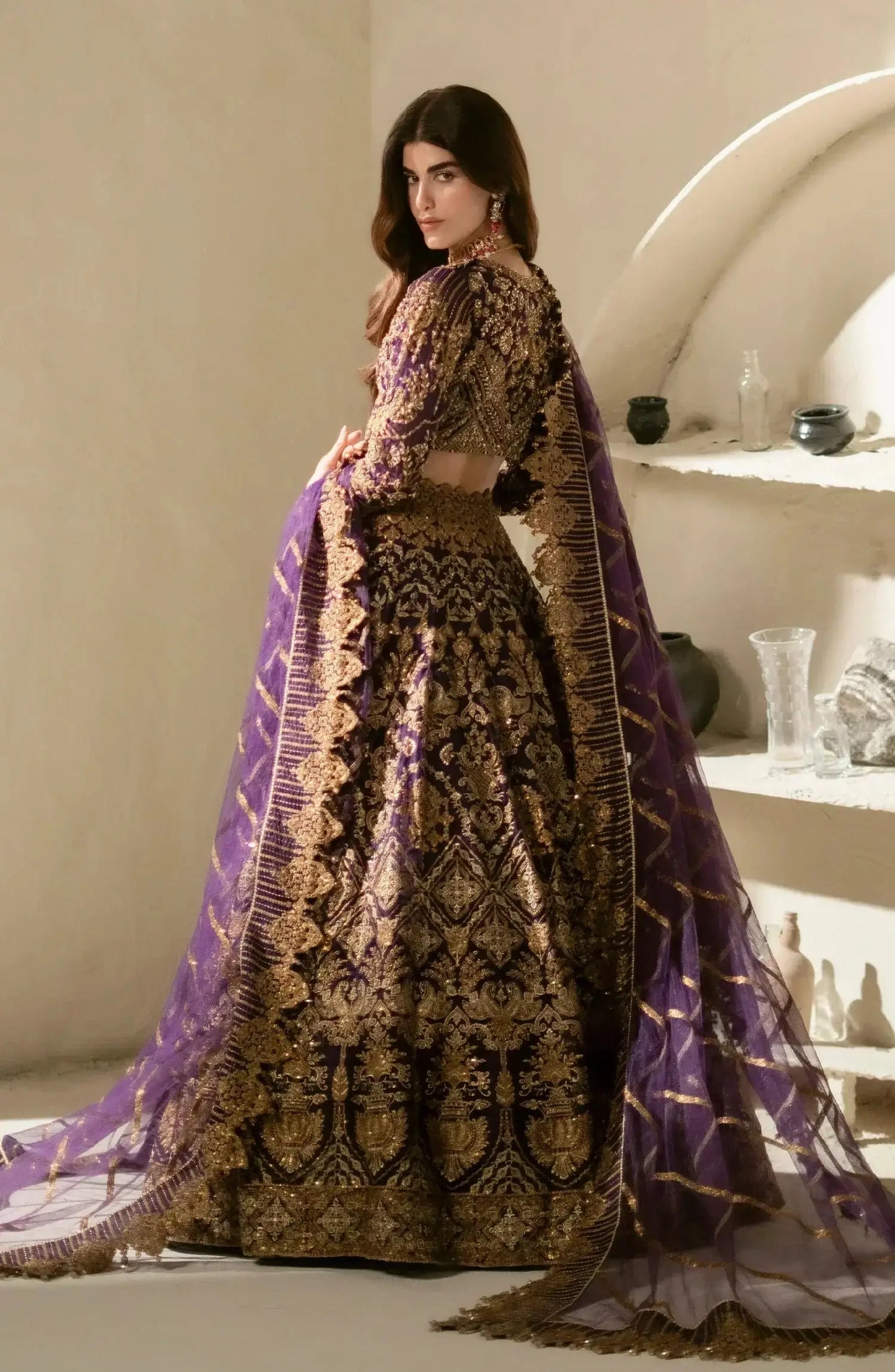 Maryum N Maria | Mehr o Maah Bridals | MW23-538-Nour - Pakistani Designer Dress - by Maryum N Maria | Type: Bridal - 100% Original at Saira Sultan