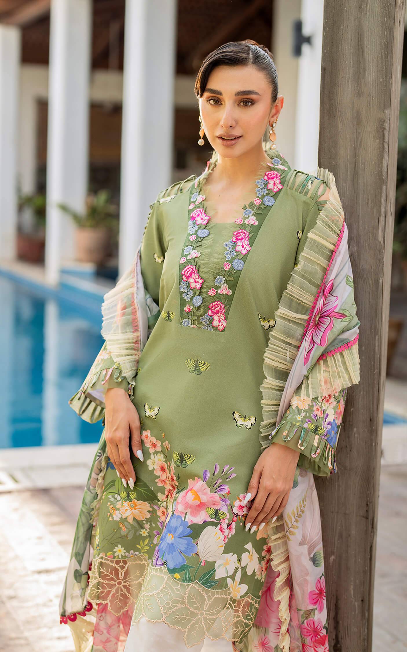 Asifa and Nabeel | Meraki Summer Vol 2 | Meyna MK-07 - Pakistani Designer Dress - by Asifa and Nabeel | Type: Luxury - 100% Original at Saira Sultan