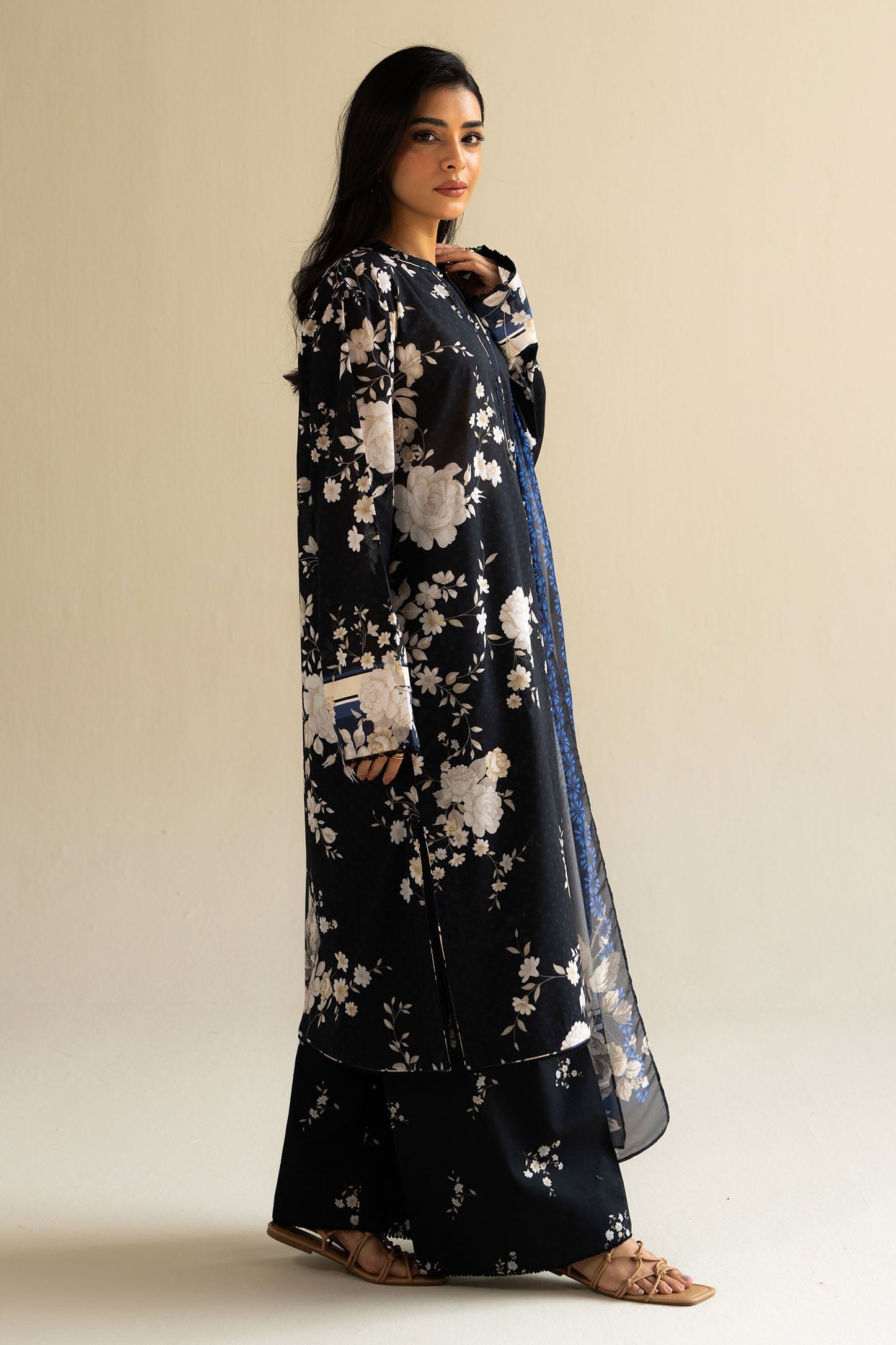 Zara Shahjahan | Coco Prints 25 | Mia-5B M Black Lawn