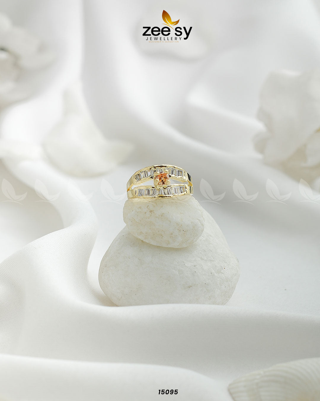 Mirage Ring Golden Champagne