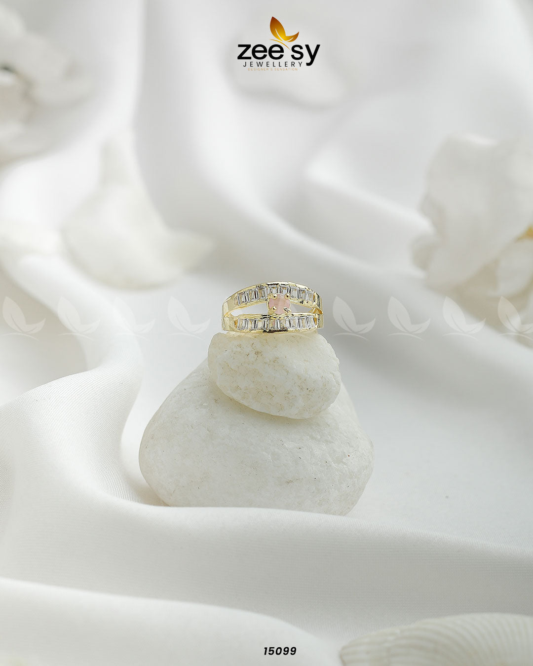 Mirage Ring Golden Pink