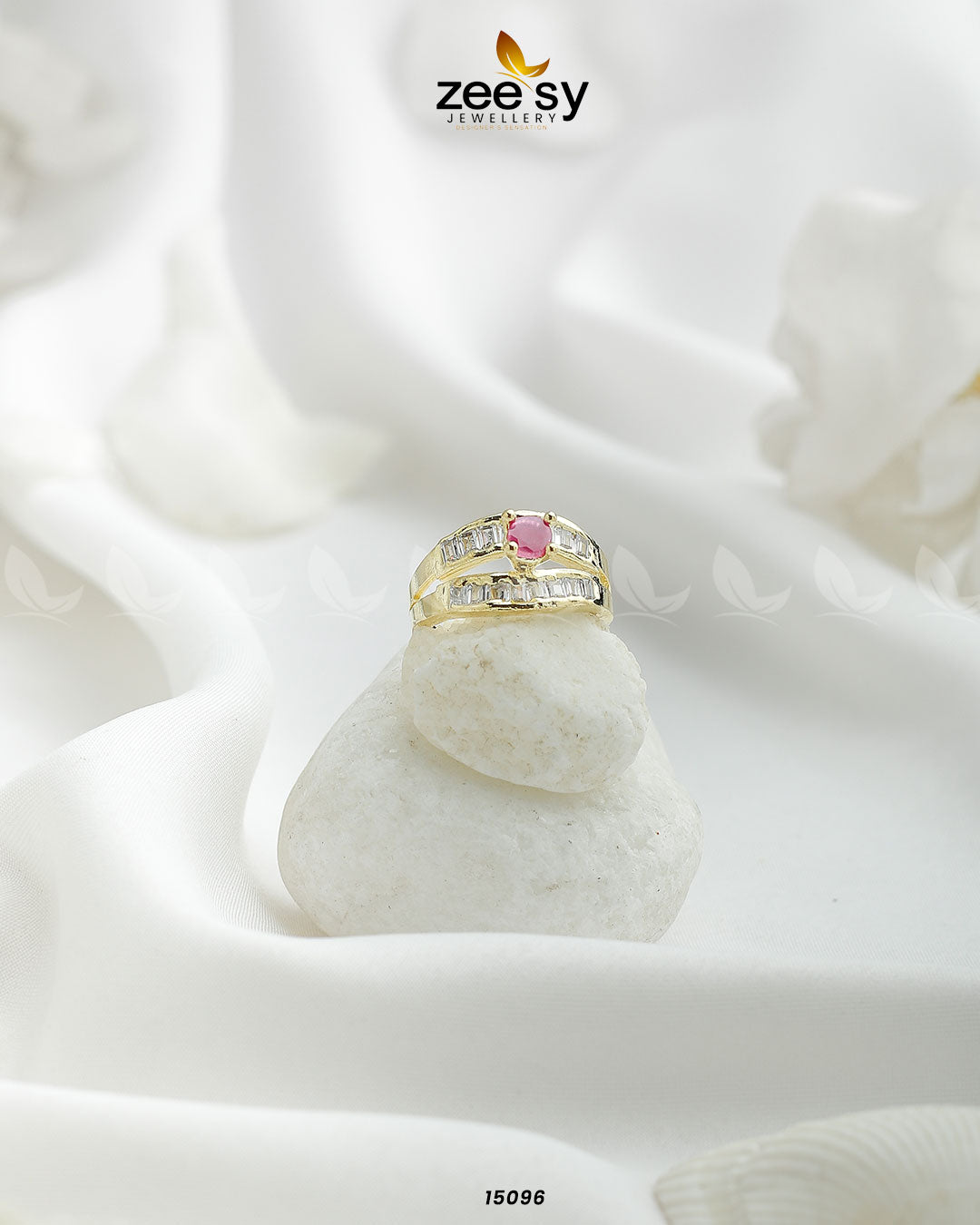 Mirage Ring Golden Ruby 18