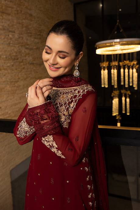Azure | Embroidered Chiffon Collection | Mookaite - Pakistani Designer Dress - by Sobia Nazir | Type: Luxury - 100% Original at Saira Sultan