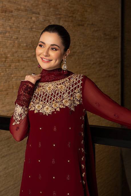 Azure | Embroidered Chiffon Collection | Mookaite - Pakistani Designer Dress - by Sobia Nazir | Type: Luxury - 100% Original at Saira Sultan