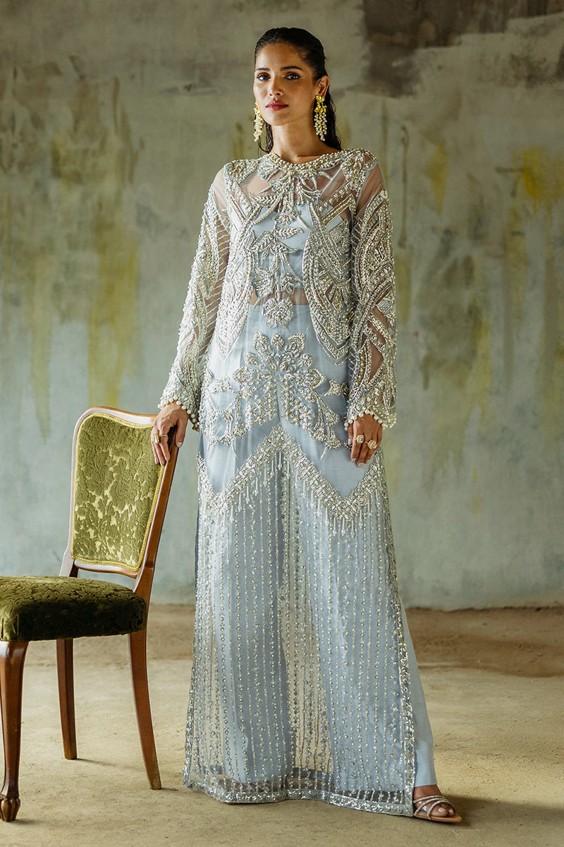Mushq | Fleur Luxury Formals 24 | Pivoine XS Net Ice Blue