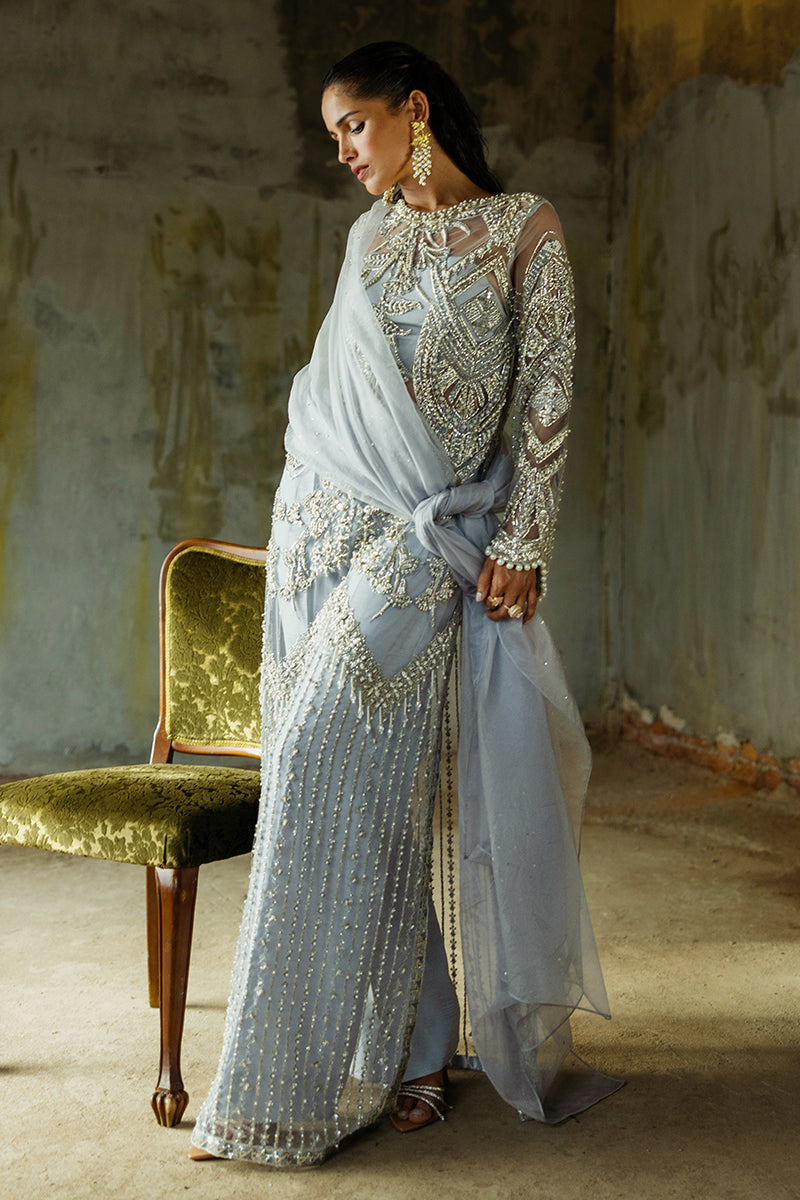 Mushq | Fleur Luxury Formals 24 | Pivoine L Net Ice Blue