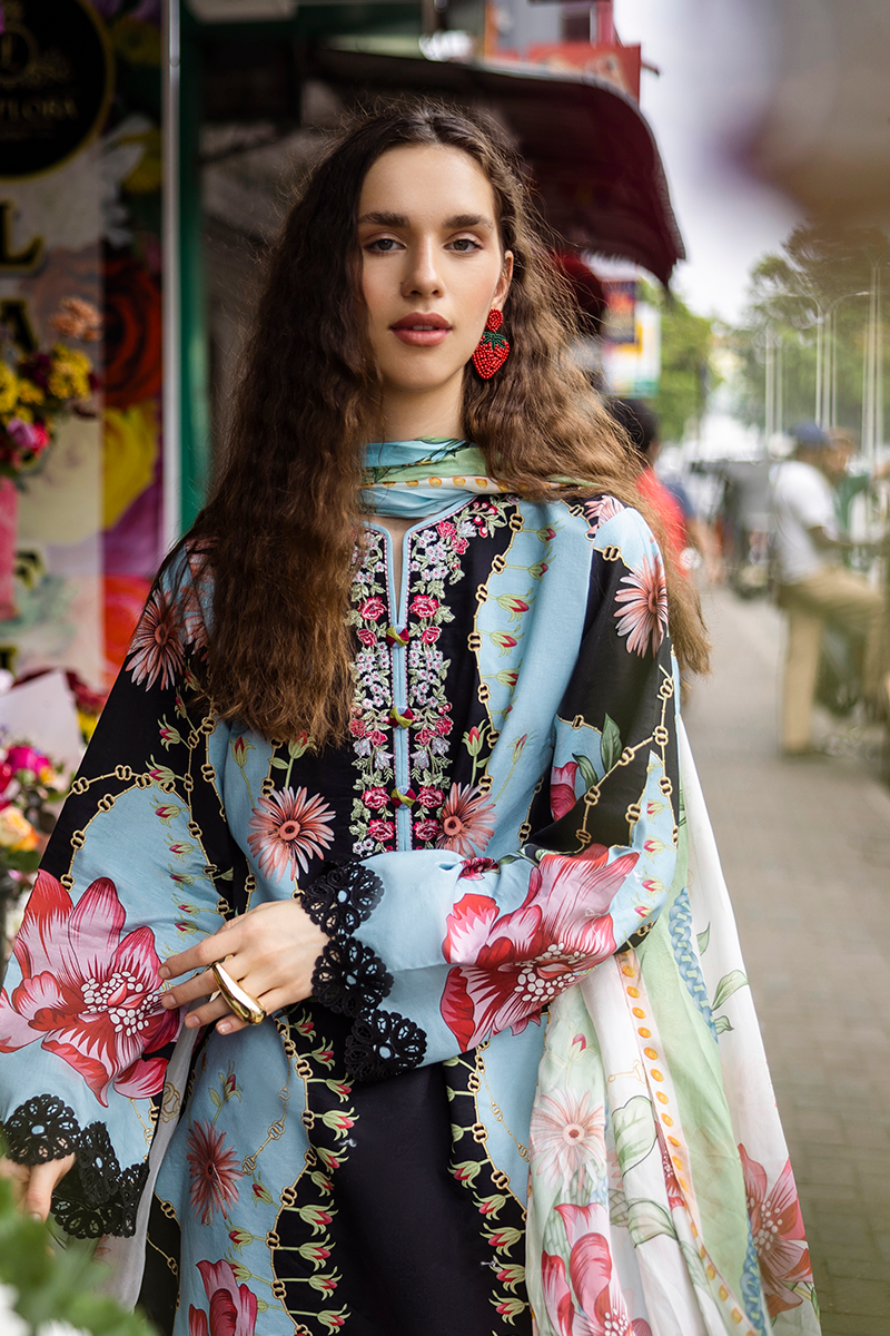 Mushq | La Dolce Hemline Prints 25 | Renata L Blue Lawn