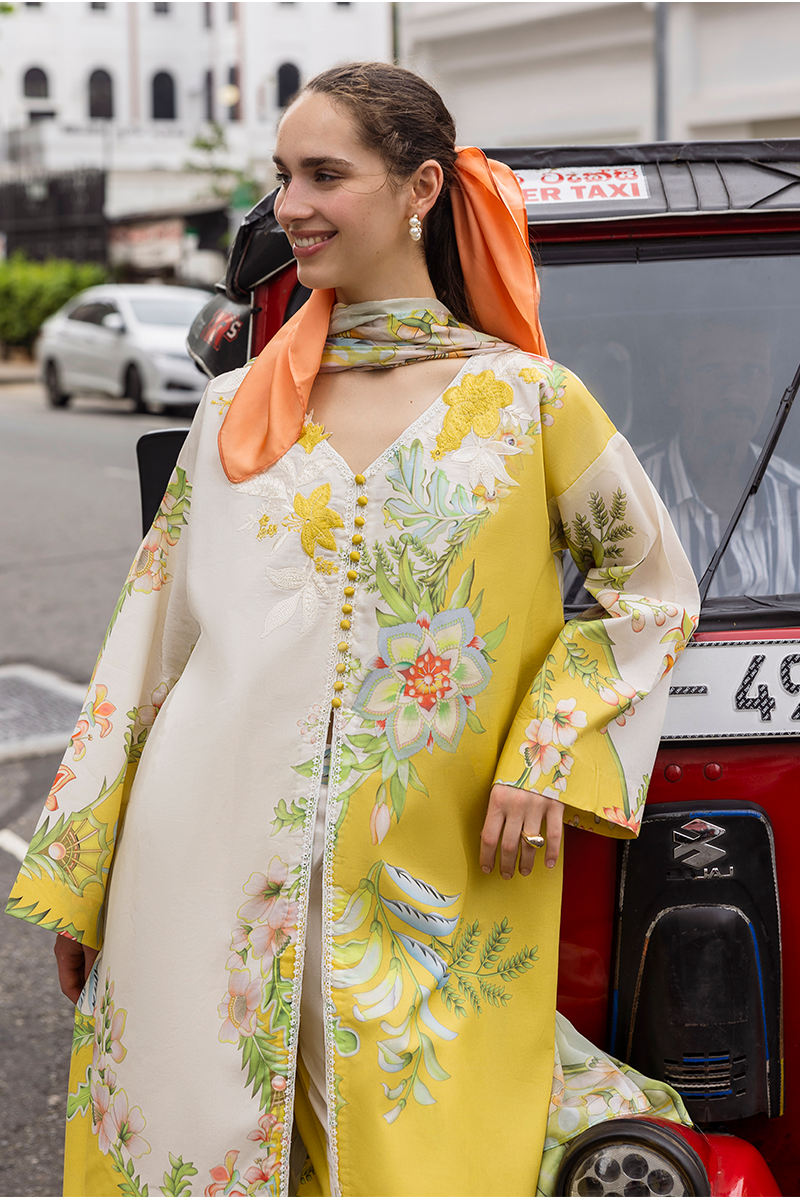 Mushq | La Dolce Hemline Prints 25 | Corina M Ivory Lawn