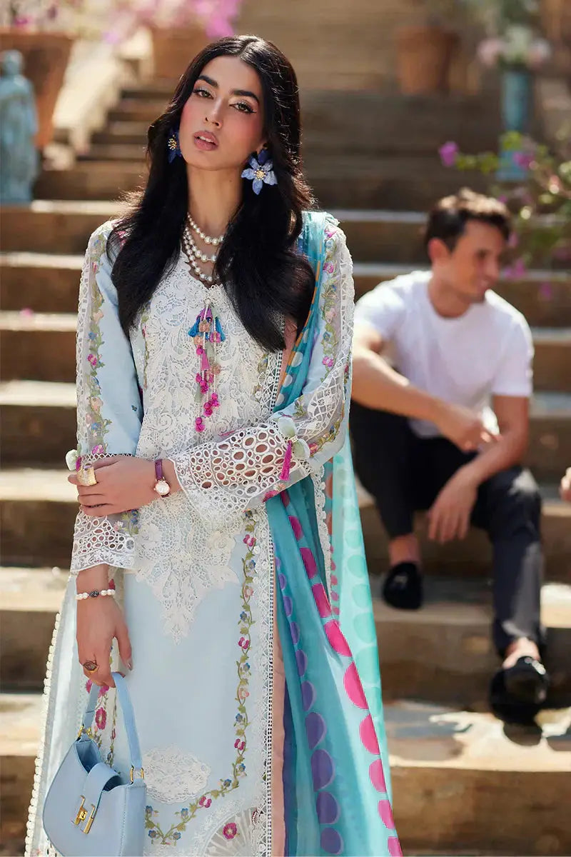 Mushq | Te Amo Luxury Lawn 24 | LUCCA LURE - Pakistani Designer Dress - by Mushq | Type: Luxury - 100% Original at Saira Sultan