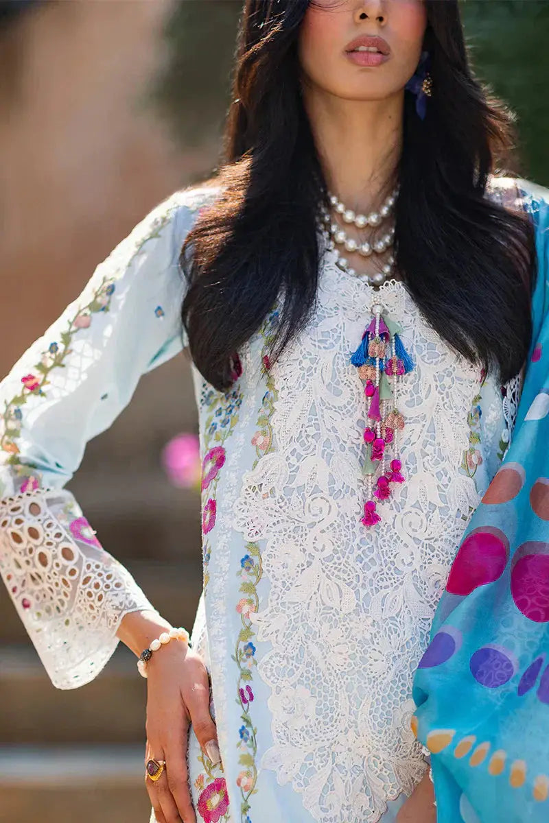 Mushq | Te Amo Luxury Lawn 24 | LUCCA LURE - Pakistani Designer Dress - by Mushq | Type: Luxury - 100% Original at Saira Sultan