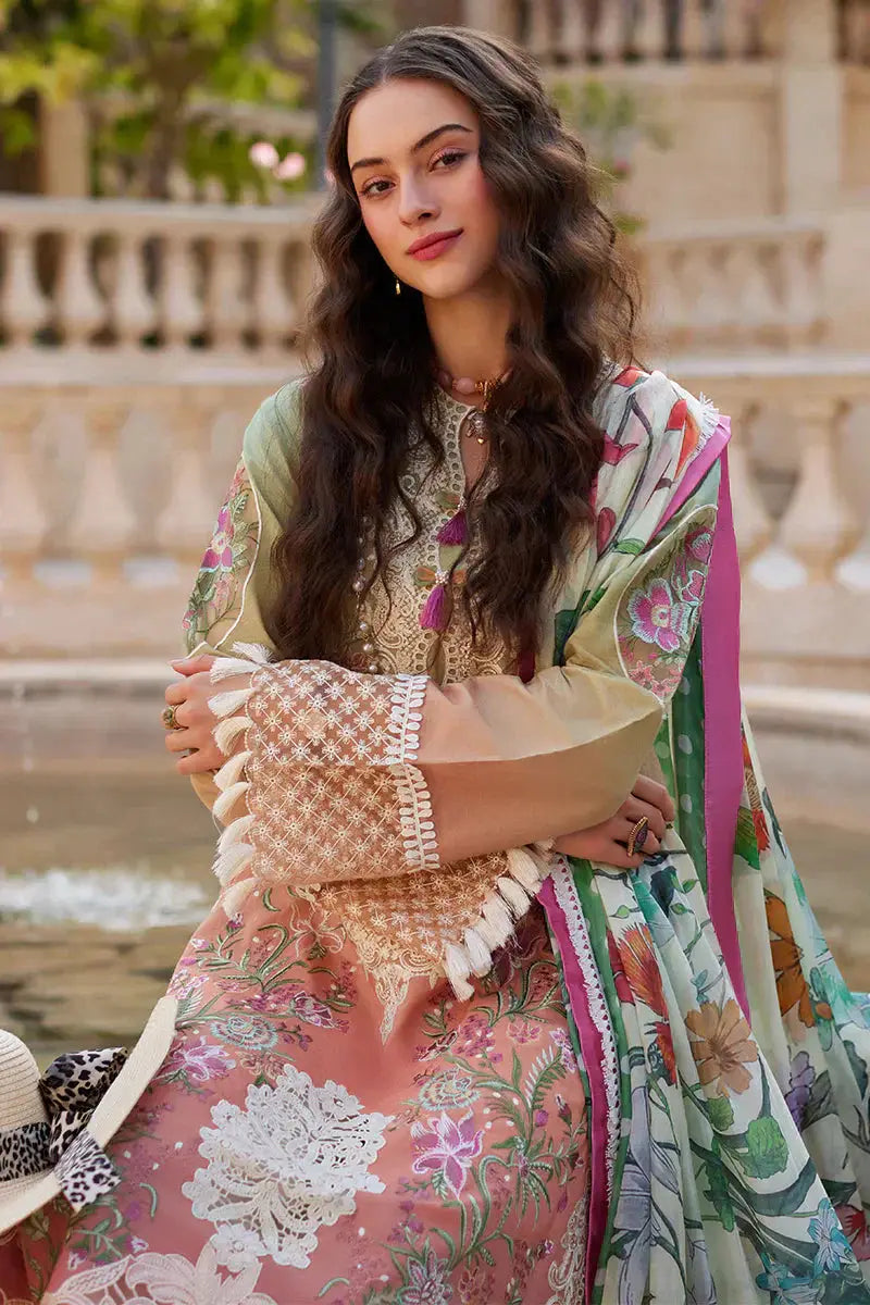 Mushq | Te Amo Luxury Lawn 24 | VENICE VERVE - Pakistani Designer Dress - by Mushq | Type: Luxury - 100% Original at Saira Sultan